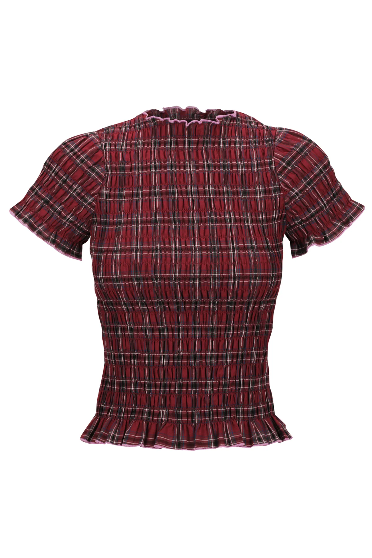 Aubergine Ruched Tee - Image 13