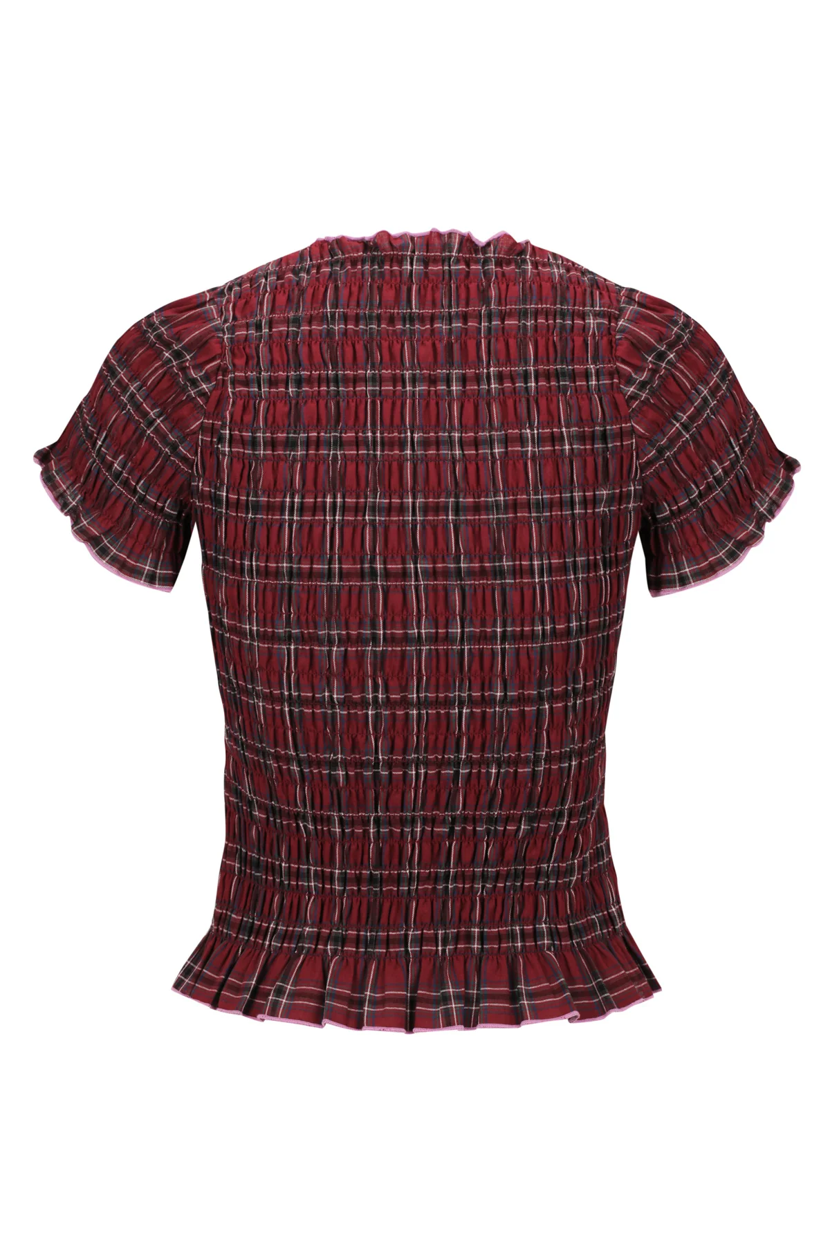 Aubergine Ruched Tee - Image 14