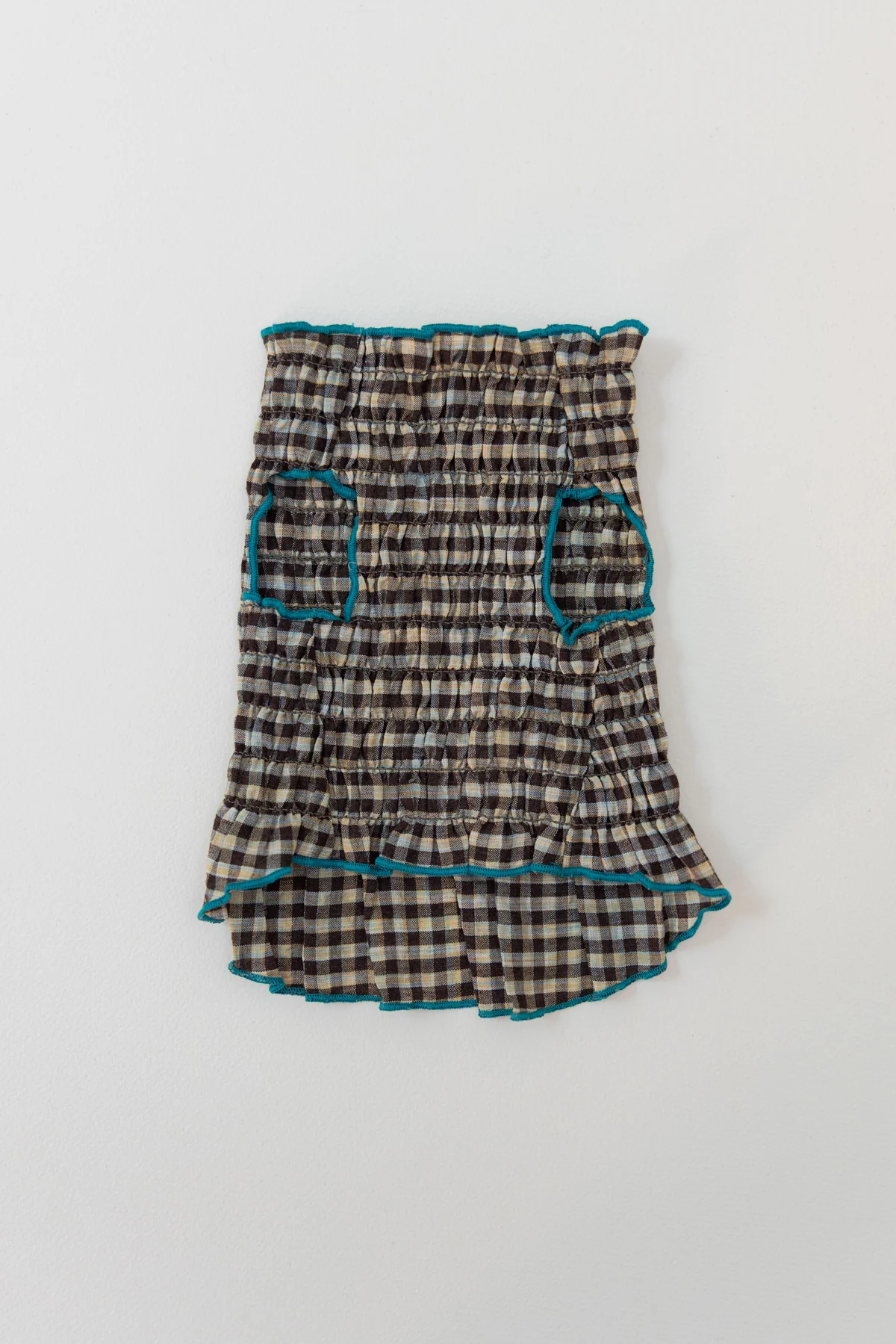 Biscuit Plaid Ruched Dog Vest - Image 8