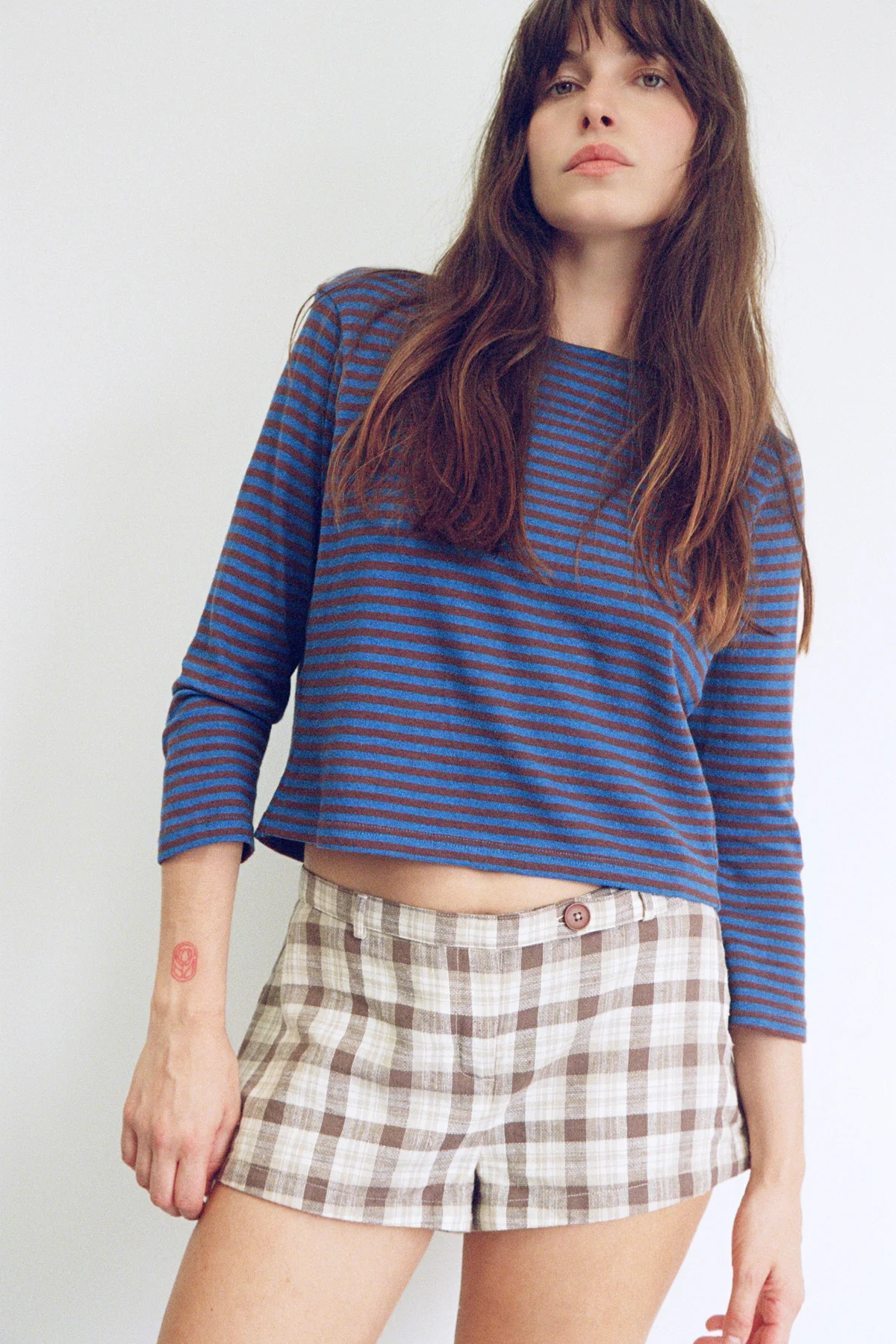 Blackberry Stripe Hemp Top - Image 10