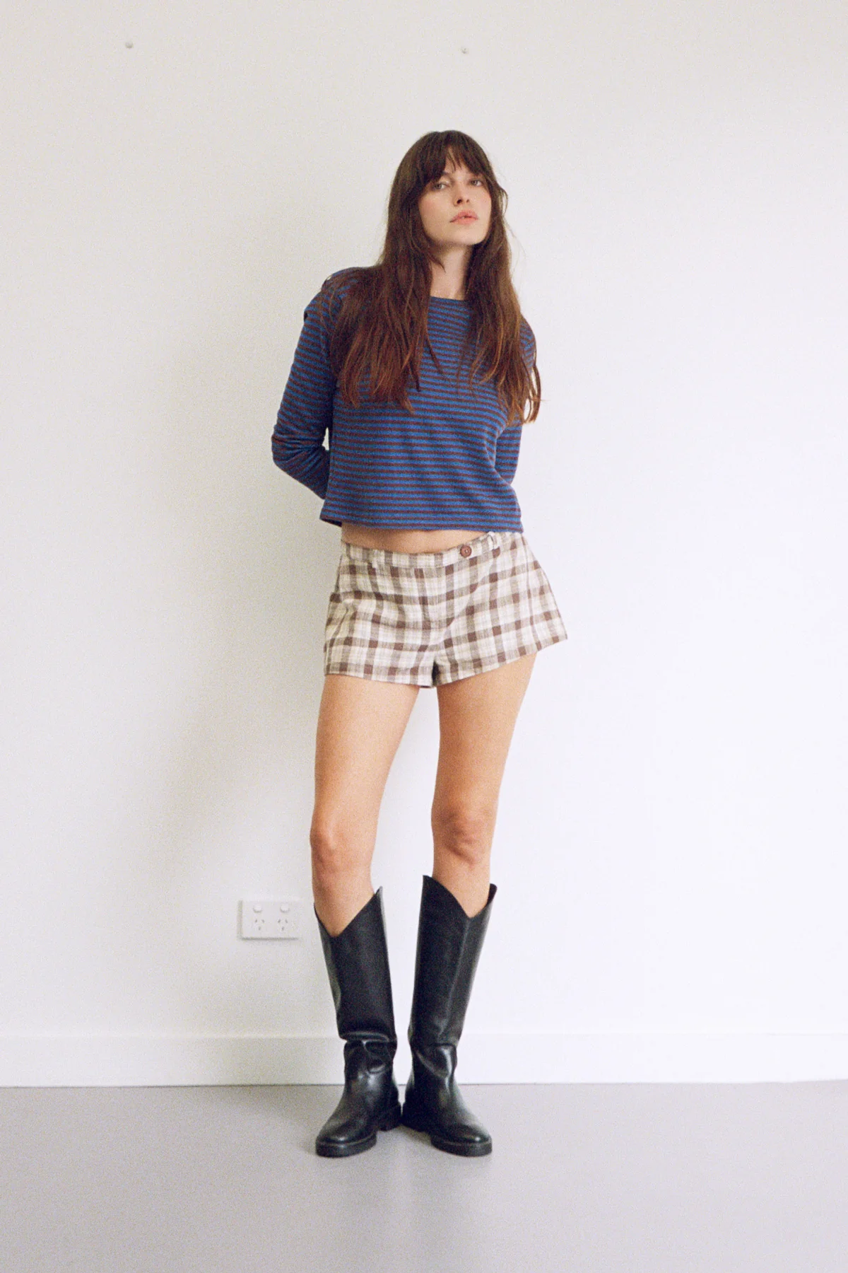 Blackberry Stripe Hemp Top - Image 11