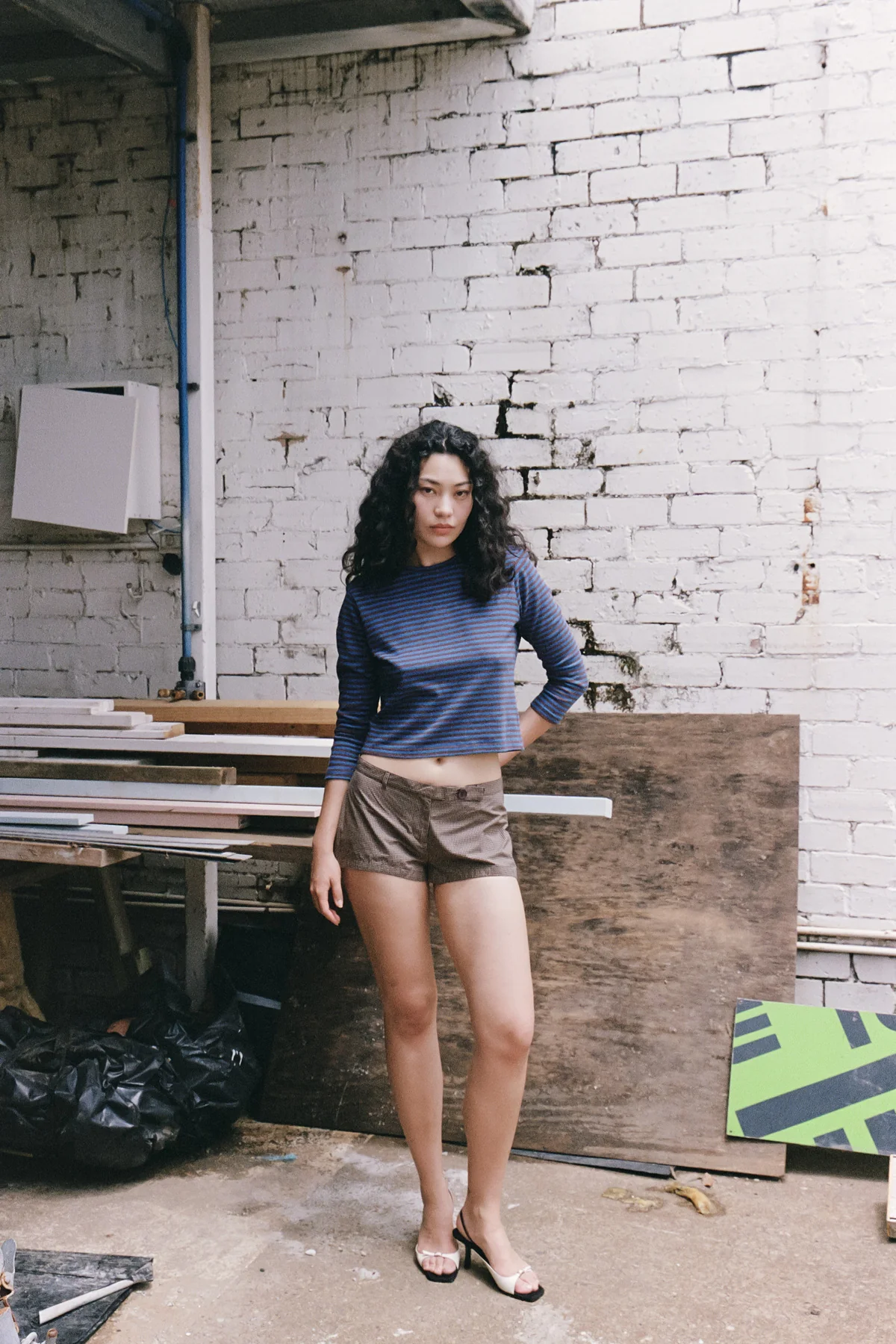 Blackberry Stripe Hemp Top - Image 3
