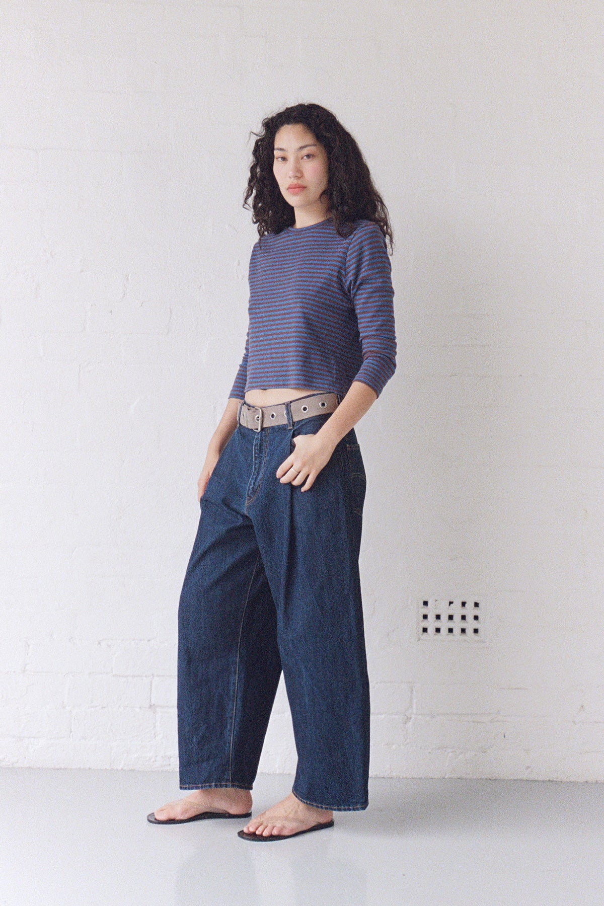 Blackberry Stripe Hemp Top - Image 6