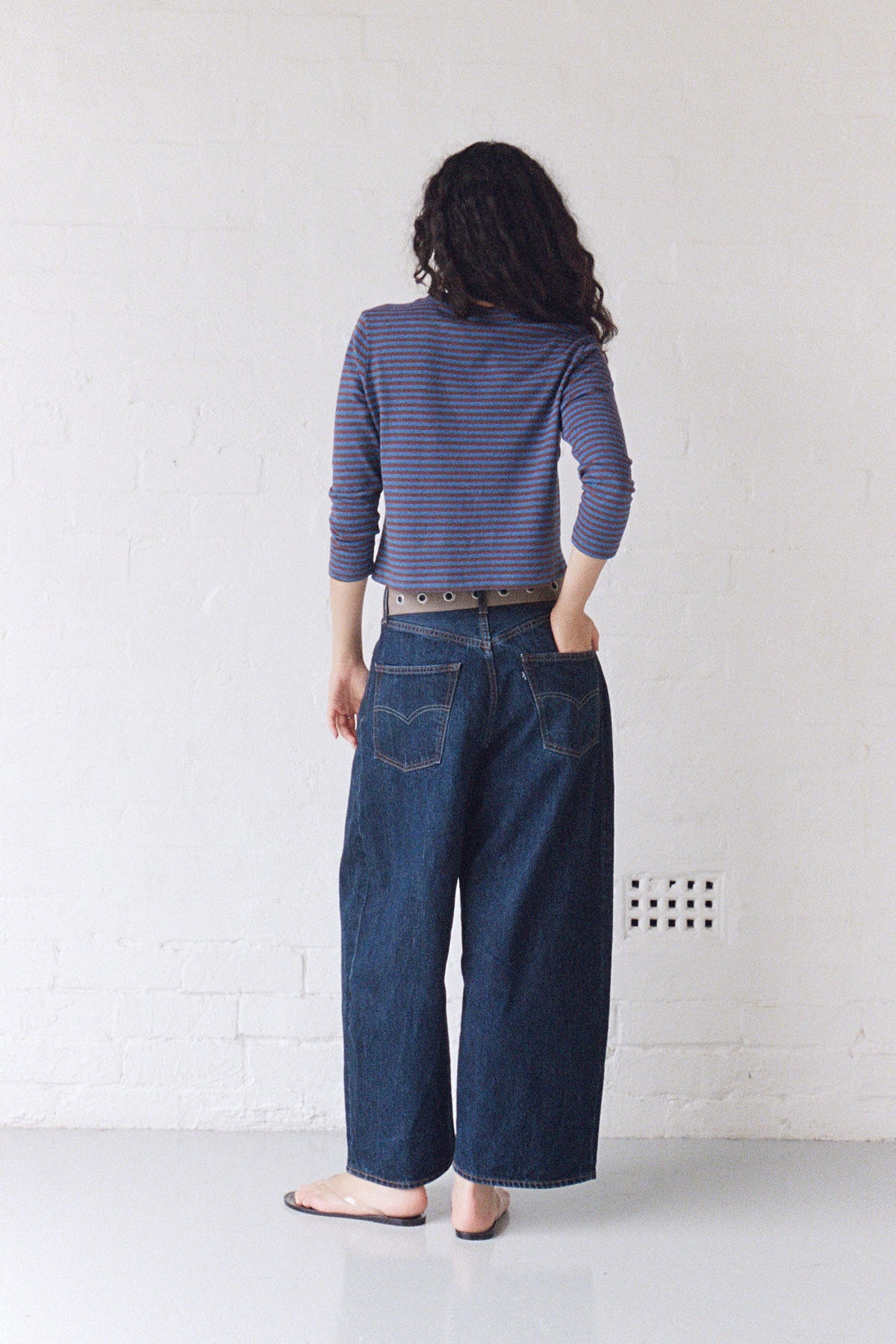 Blackberry Stripe Hemp Top - Image 7