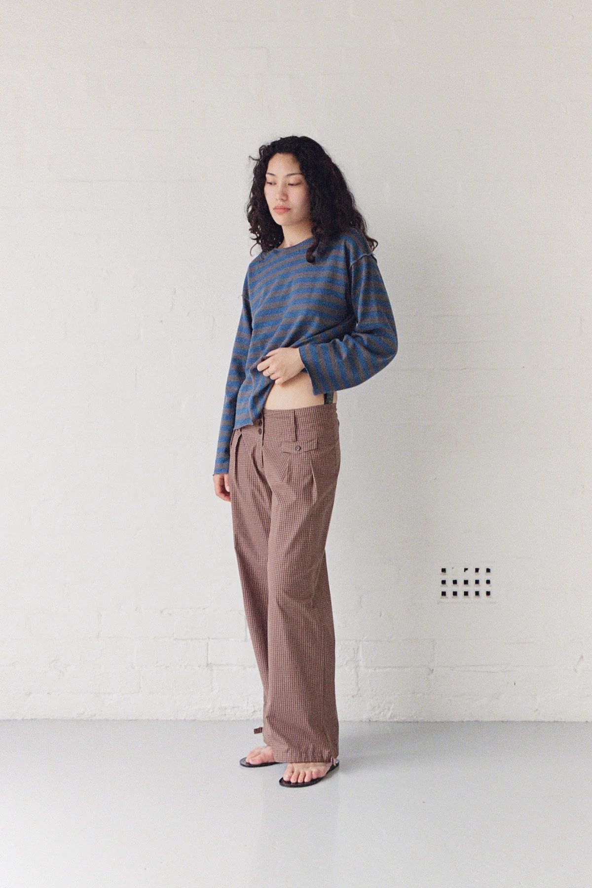 Blue Stripe Hemp Longsleeve - Image 5
