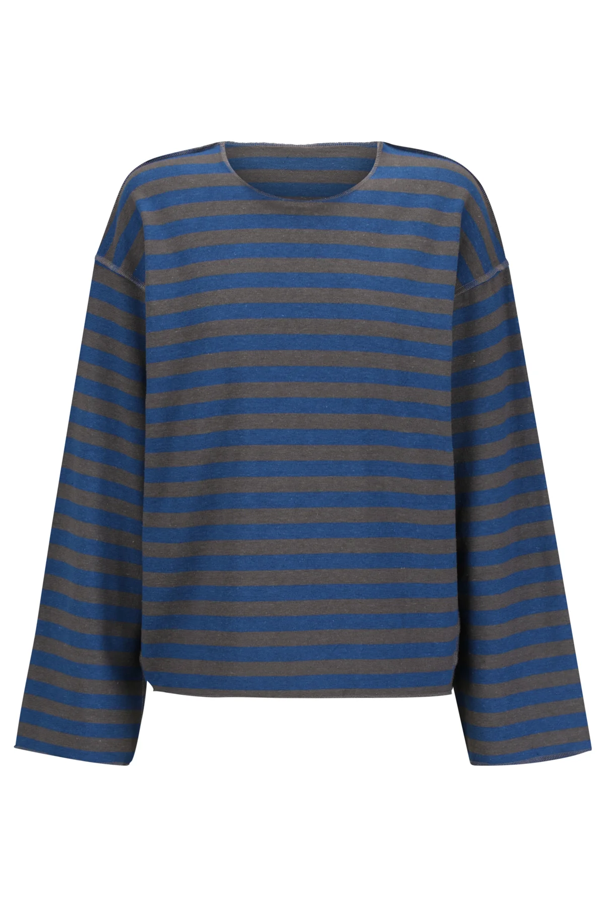 Blue Stripe Hemp Longsleeve - Image 8