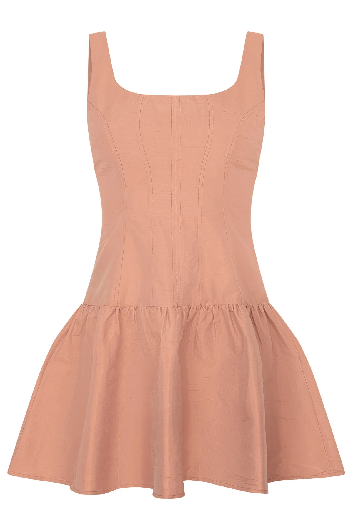 Blush Ophelia Silk Mini Dress [final sale] - Image 7