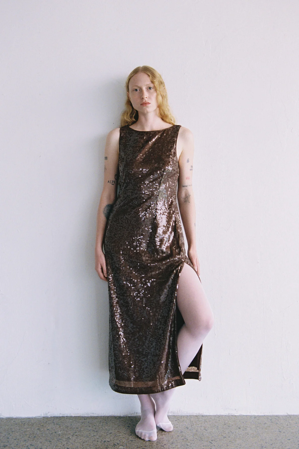 Chocolate Sequin Dress [final sale]