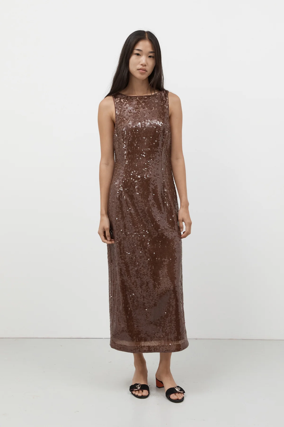Chocolate Sequin Dress [final sale] - Image 10