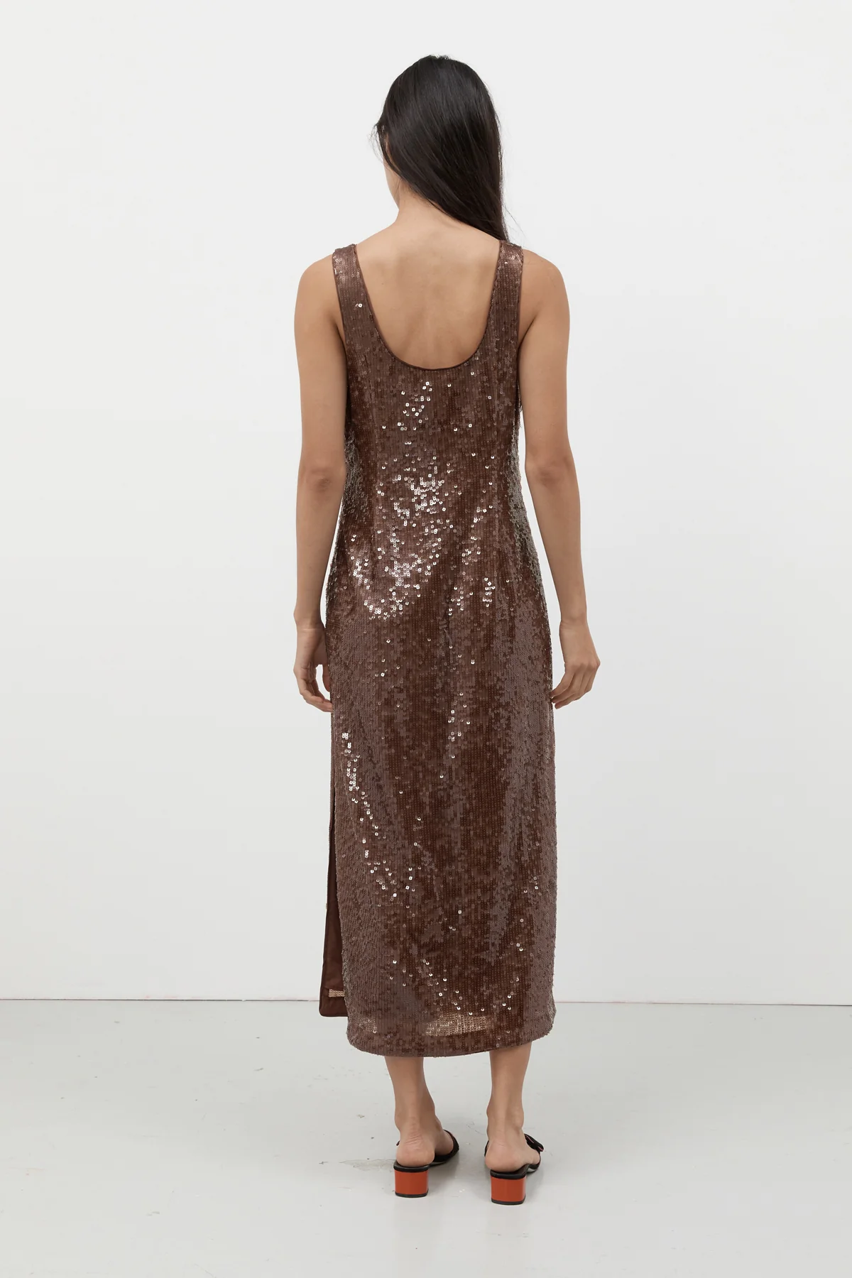 Chocolate Sequin Dress [final sale] - Image 12