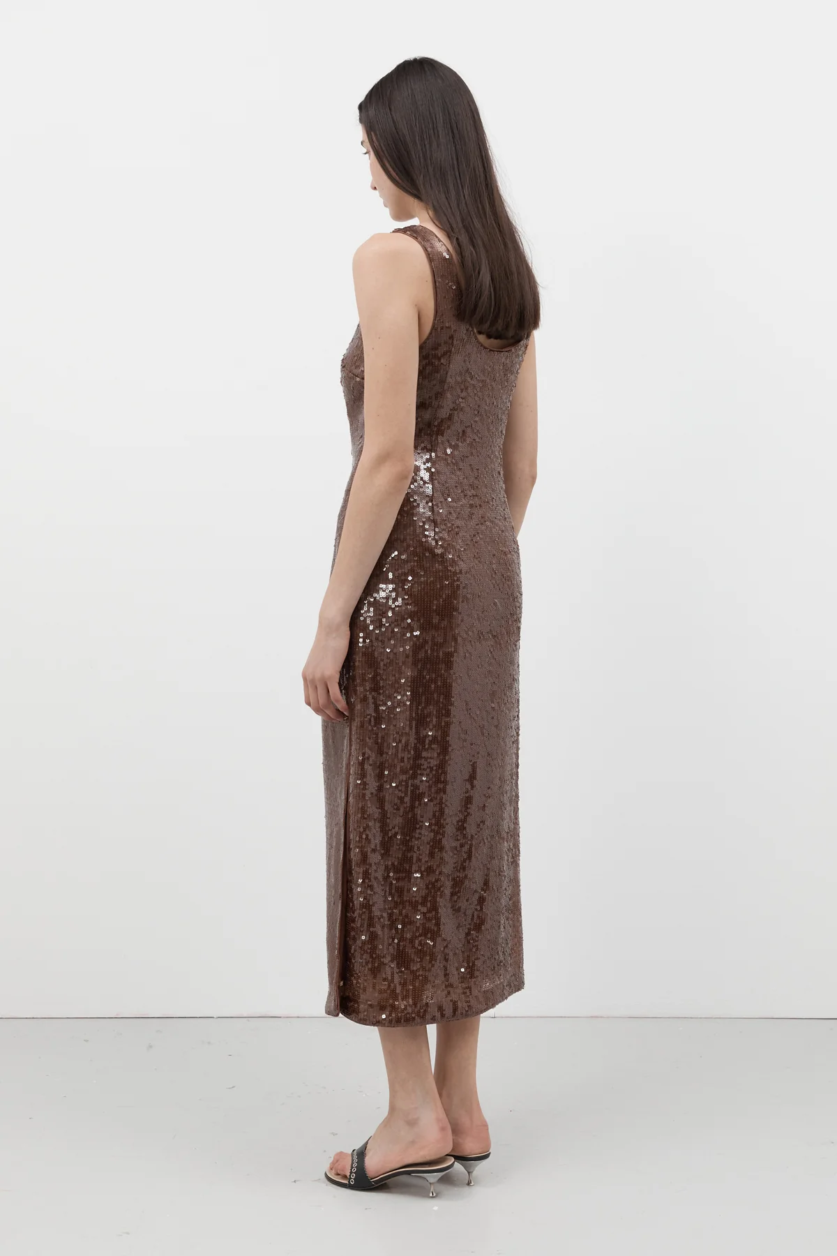 Chocolate Sequin Dress [final sale] - Image 16