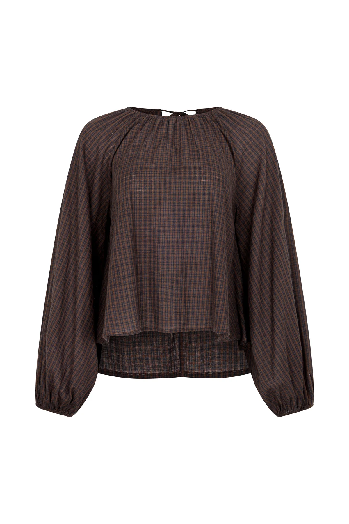 Coffee Plaid Edie Top - Image 15