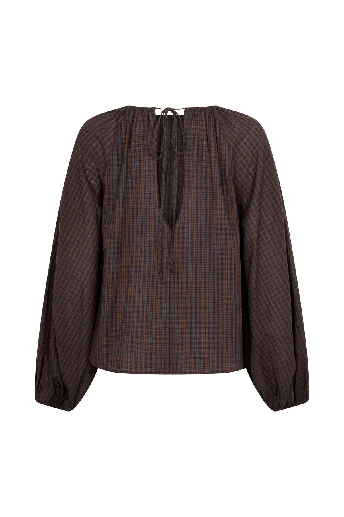 Coffee Plaid Edie Top - Image 16