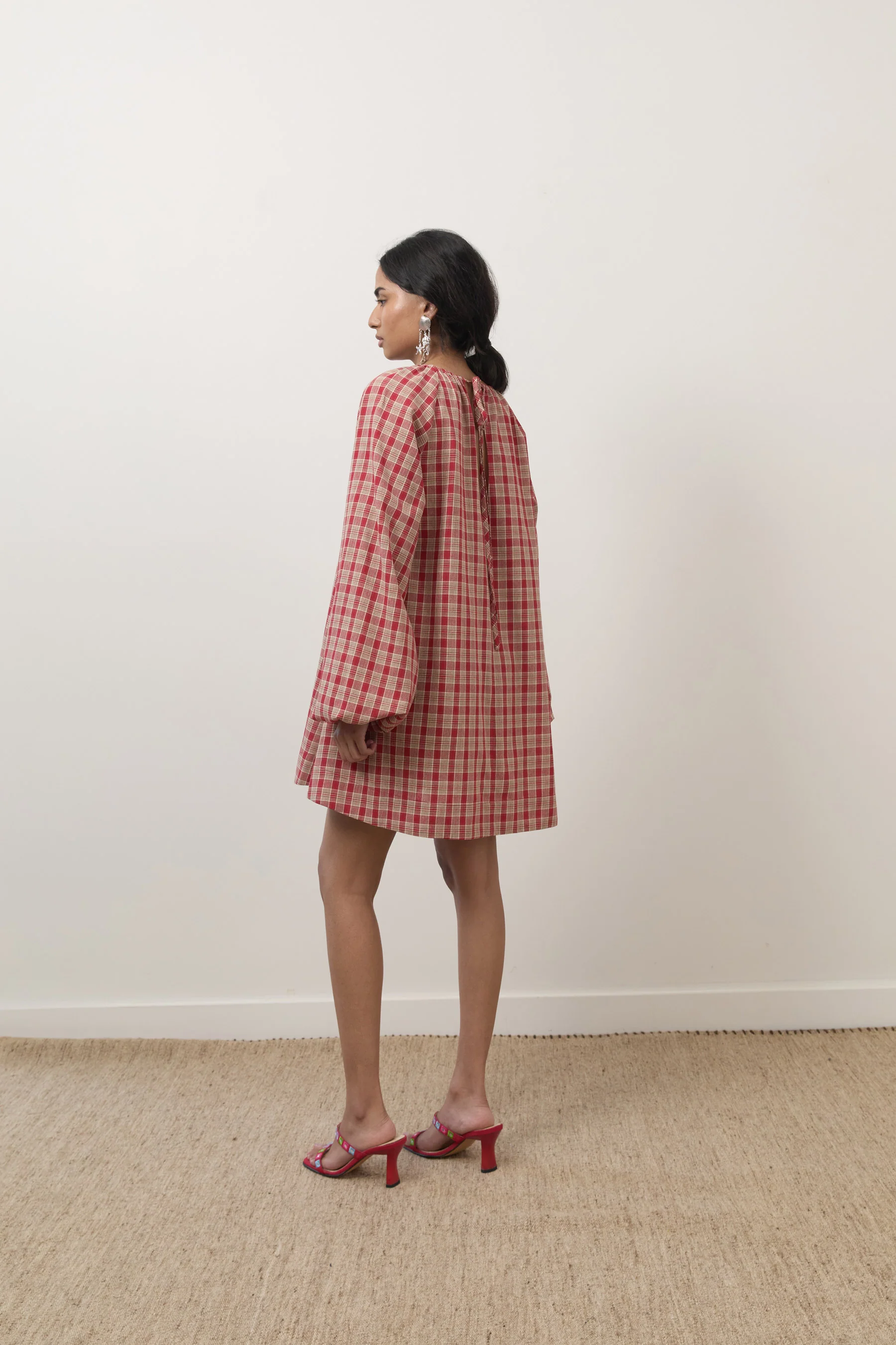 Cranberry Plaid Edie Dress [final sale] - Image 10