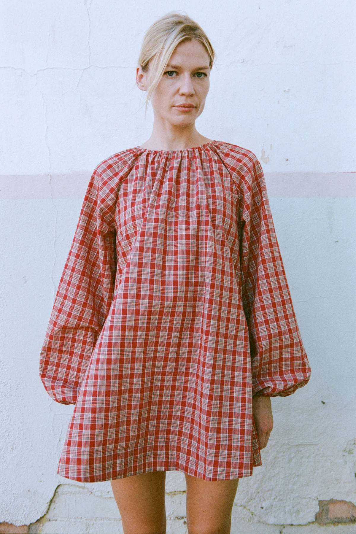 Cranberry Plaid Edie Dress [final sale] - Image 4