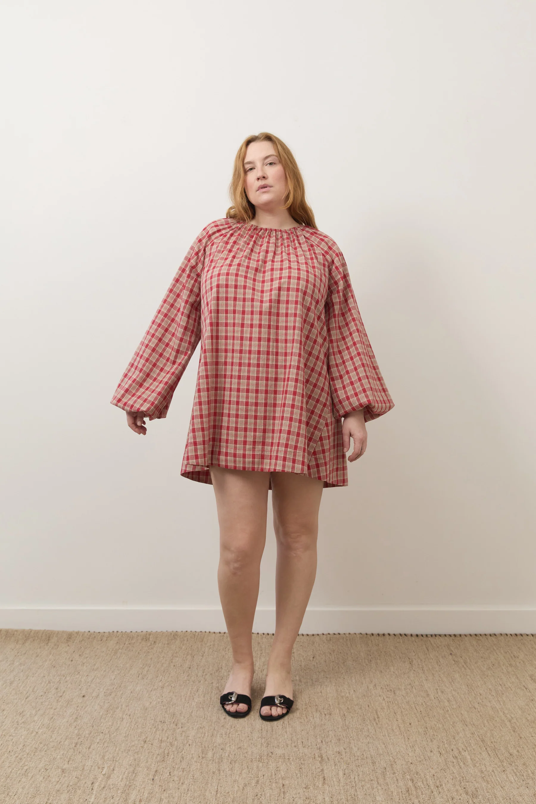 Cranberry Plaid Edie Dress [final sale] - Image 5
