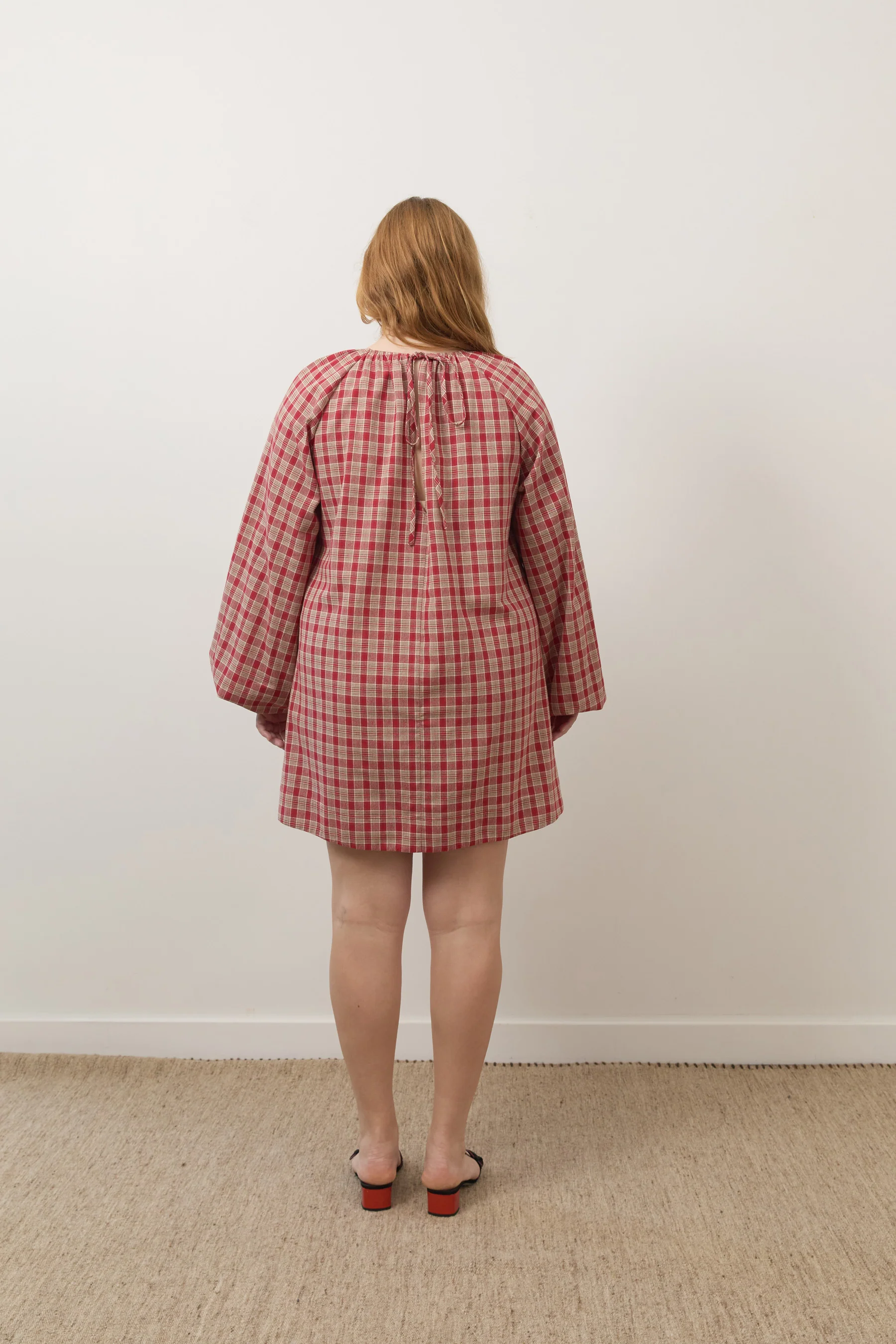 Cranberry Plaid Edie Dress [final sale] - Image 6