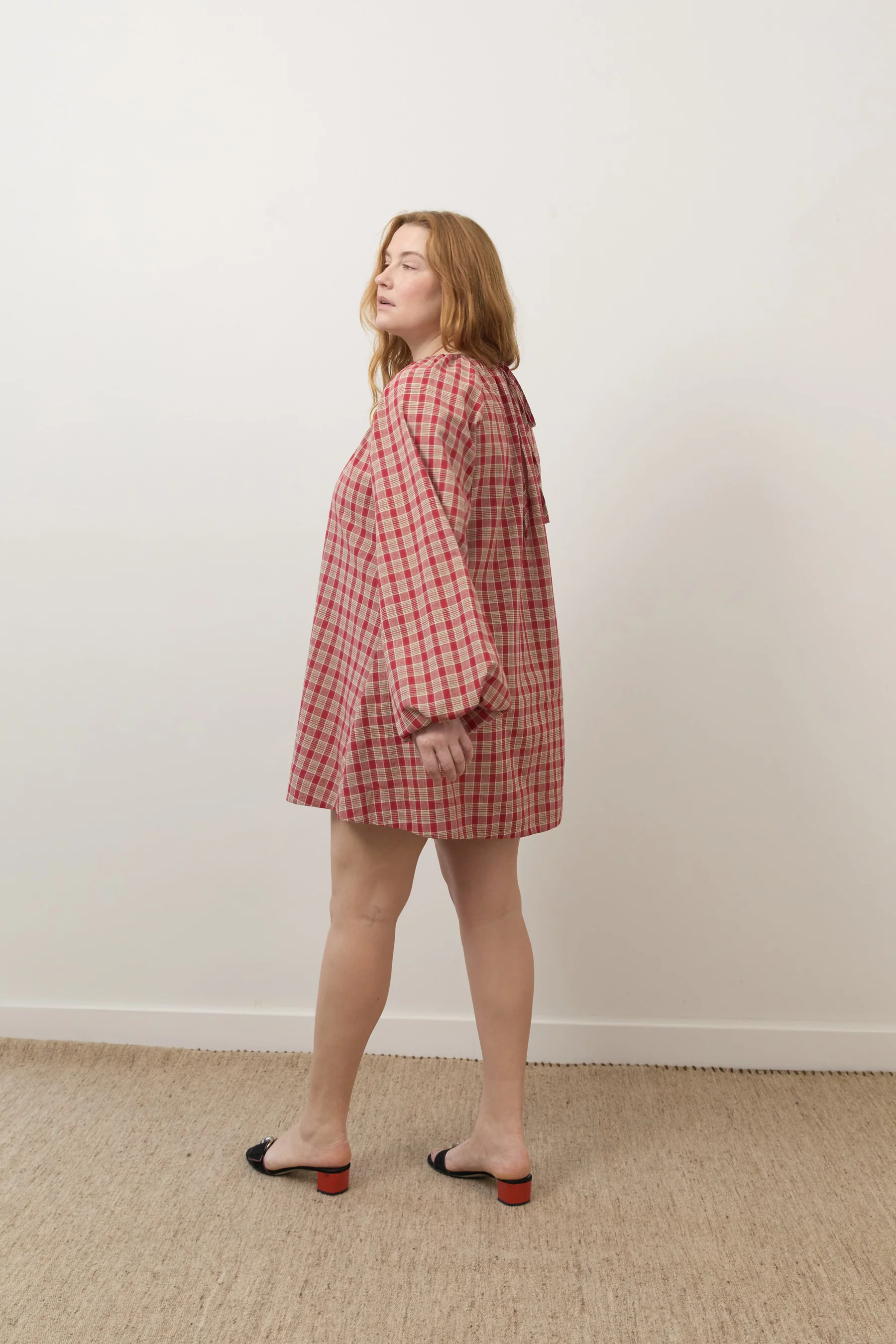 Cranberry Plaid Edie Dress [final sale] - Image 7