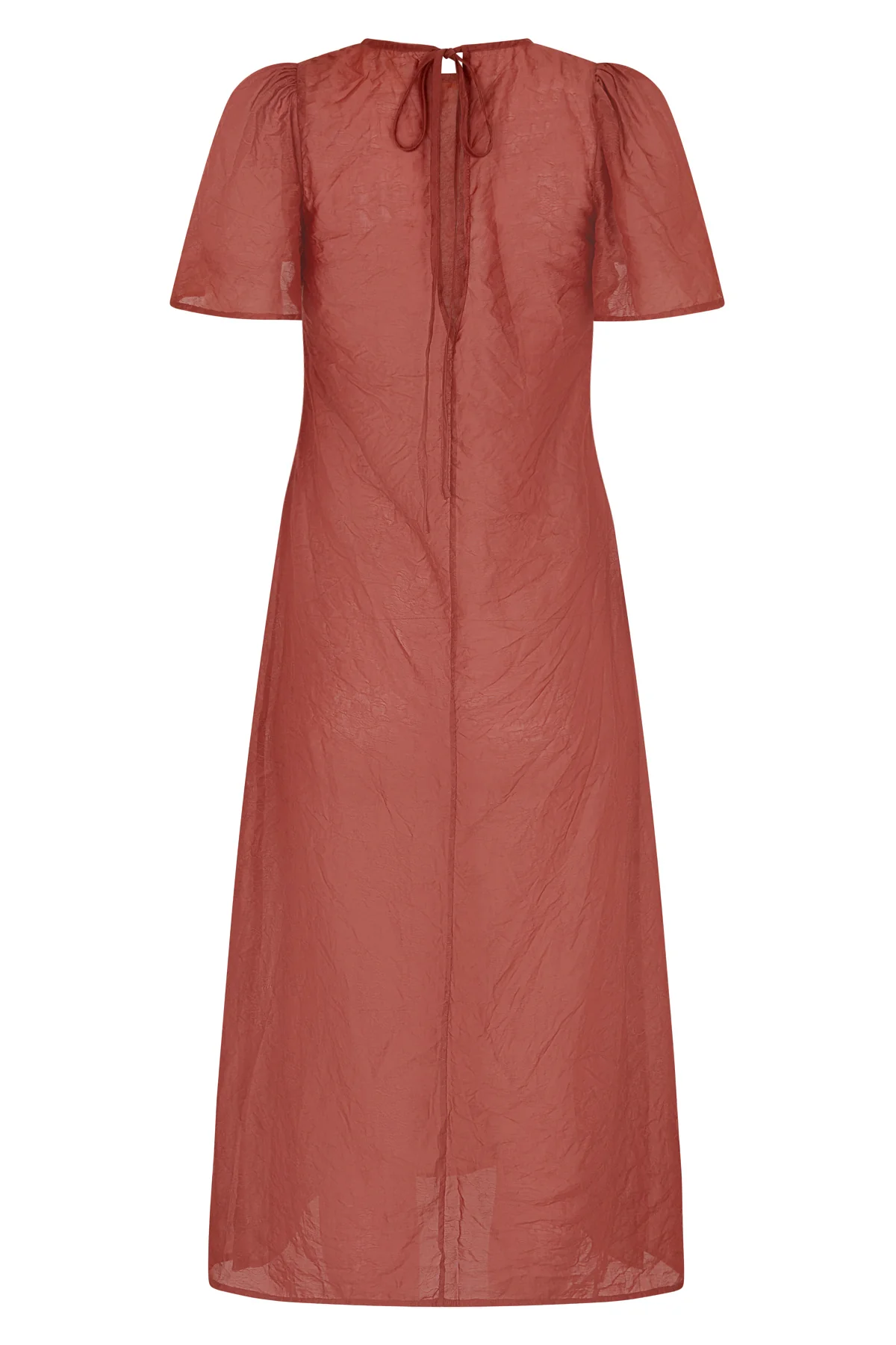 Crimson Garden Jacquard Dress - Image 16