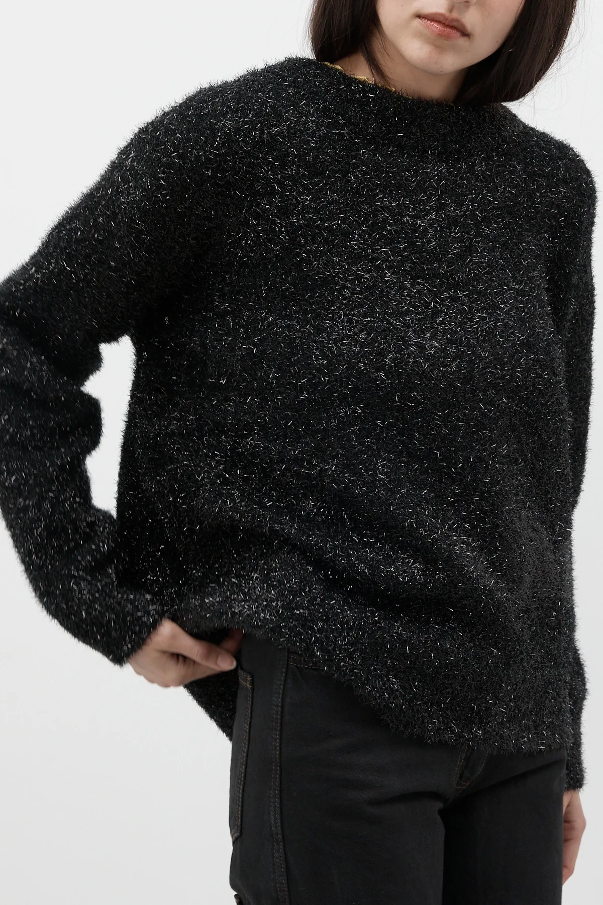 Forest Oversized Lurex Knit - Image 11