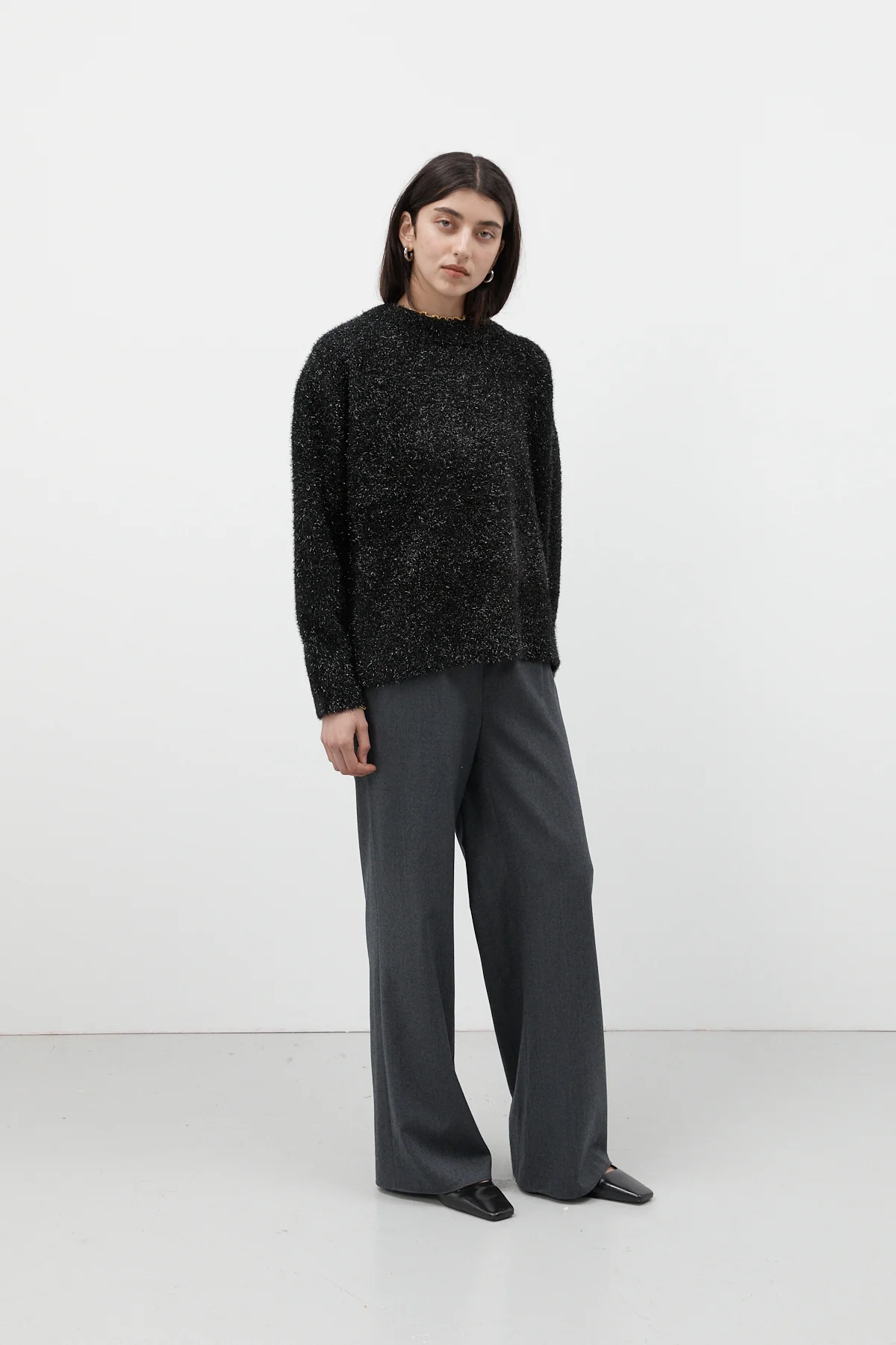 Forest Oversized Lurex Knit - Image 9
