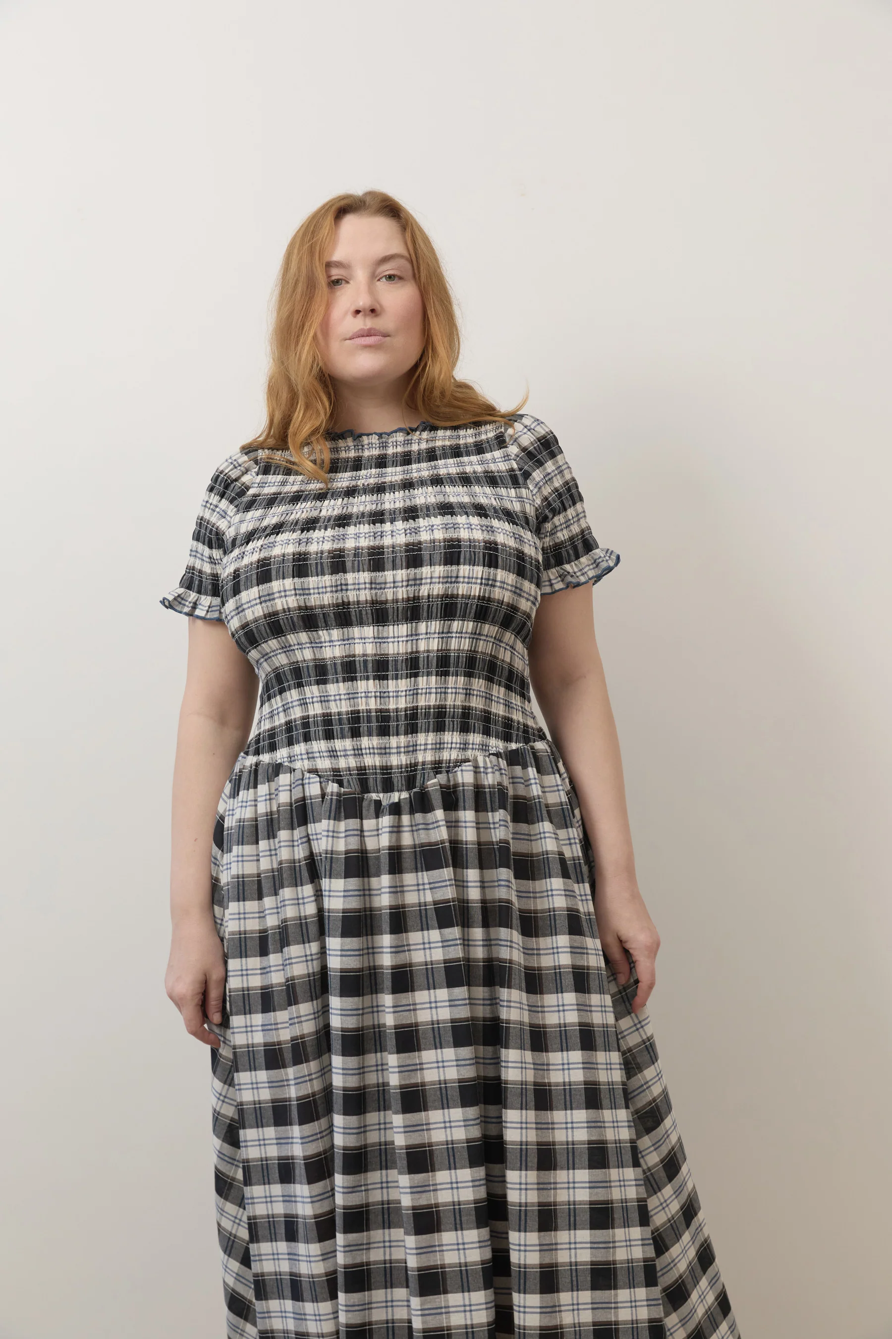 Ink Plaid Marta Dress - Image 10