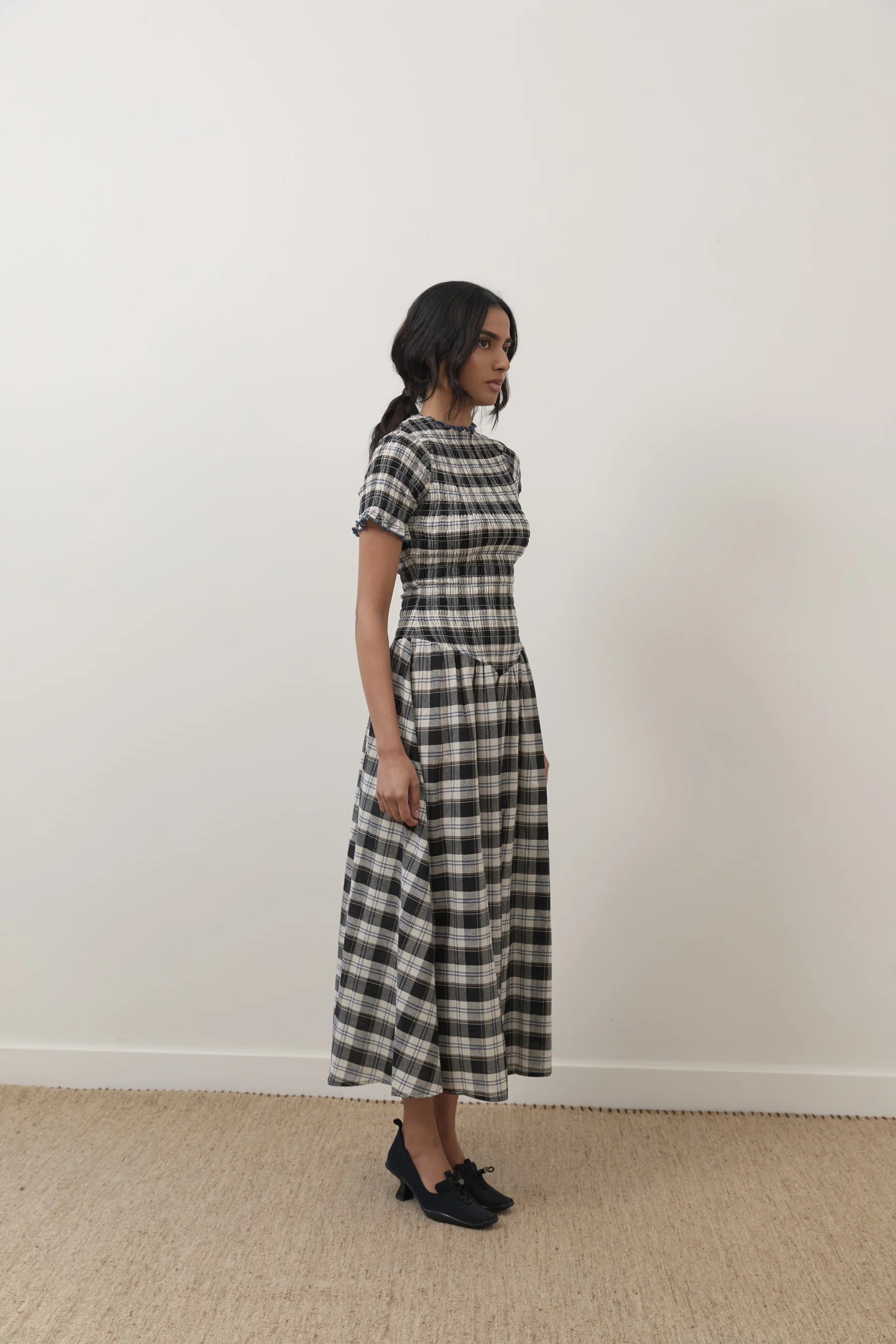 Ink Plaid Marta Dress - Image 12