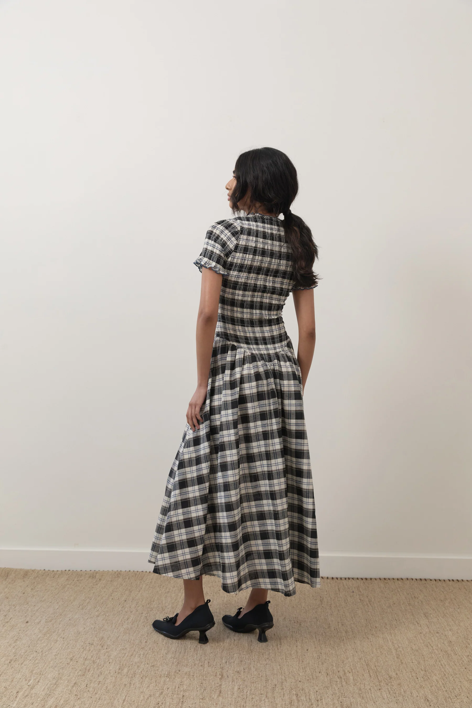 Ink Plaid Marta Dress - Image 14
