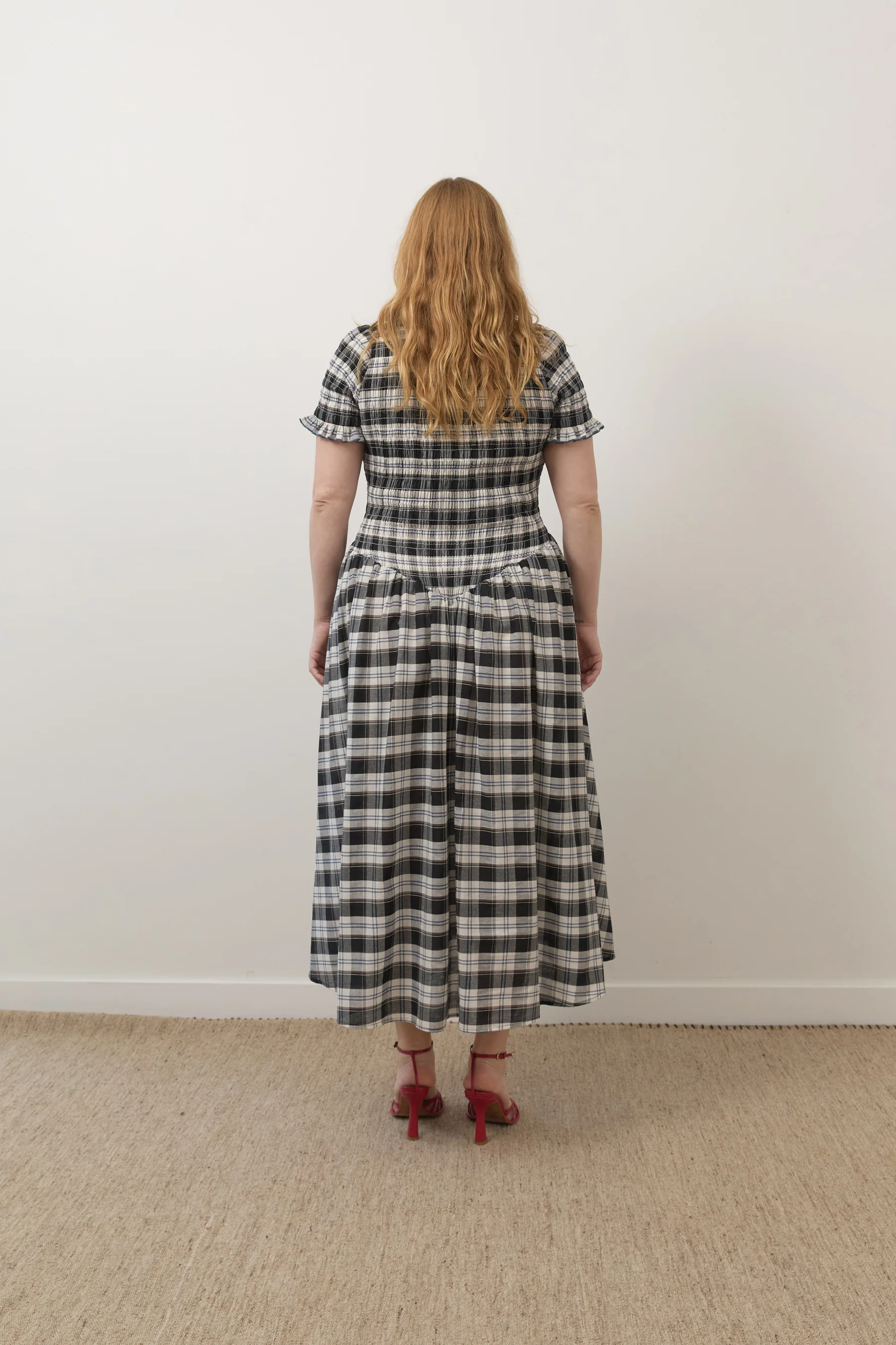 Ink Plaid Marta Dress - Image 8