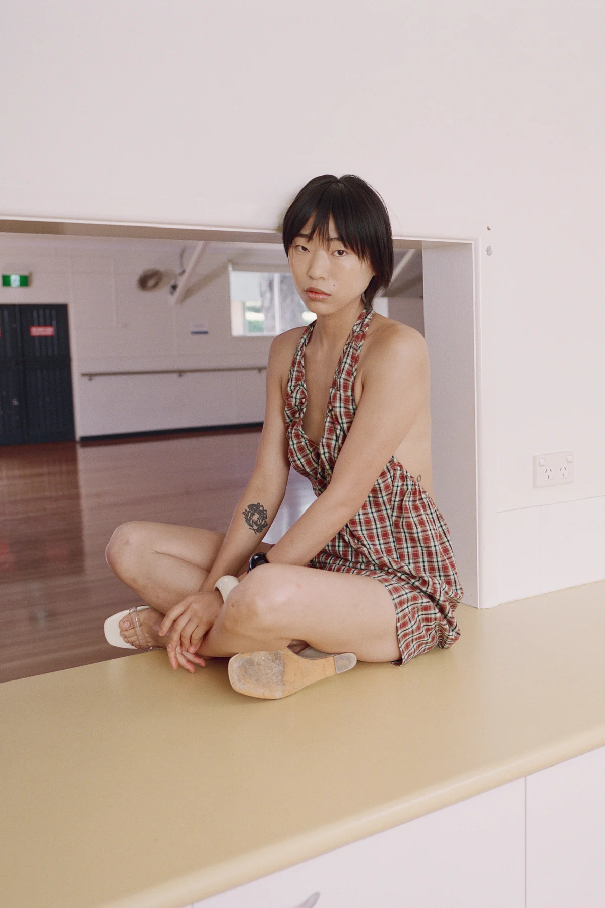 Iris Halter Mini Dress - Image 2