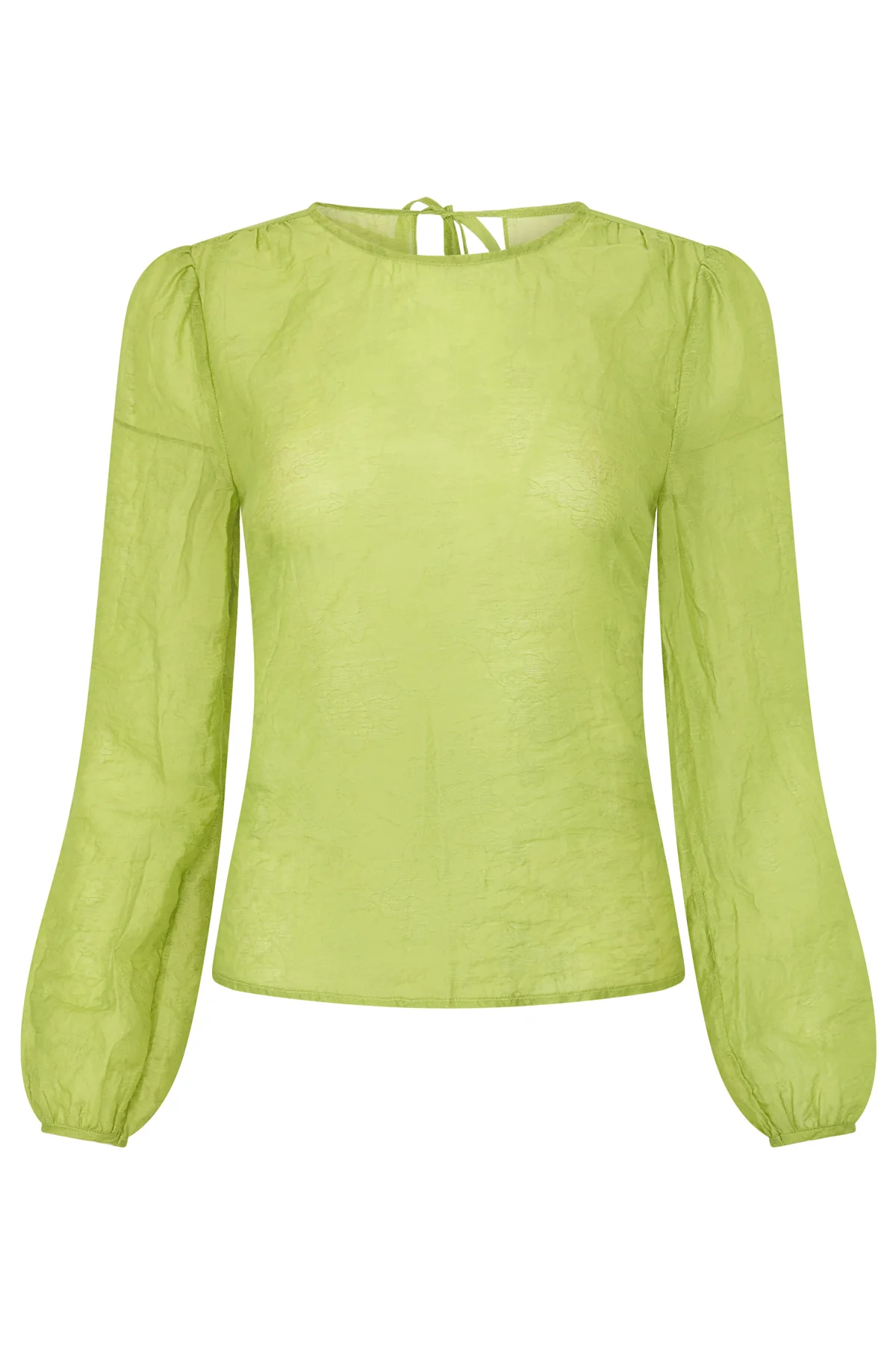 Jade Garden Jacquard Blouse [final sale] - Image 15