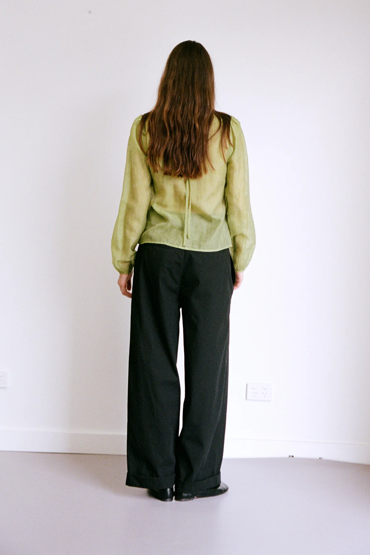 Jade Garden Jacquard Blouse [final sale] - Image 4