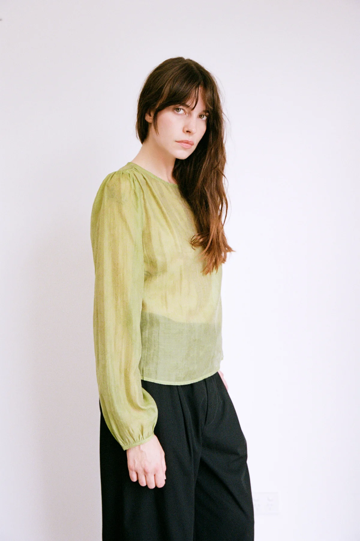 Jade Garden Jacquard Blouse [final sale] - Image 5