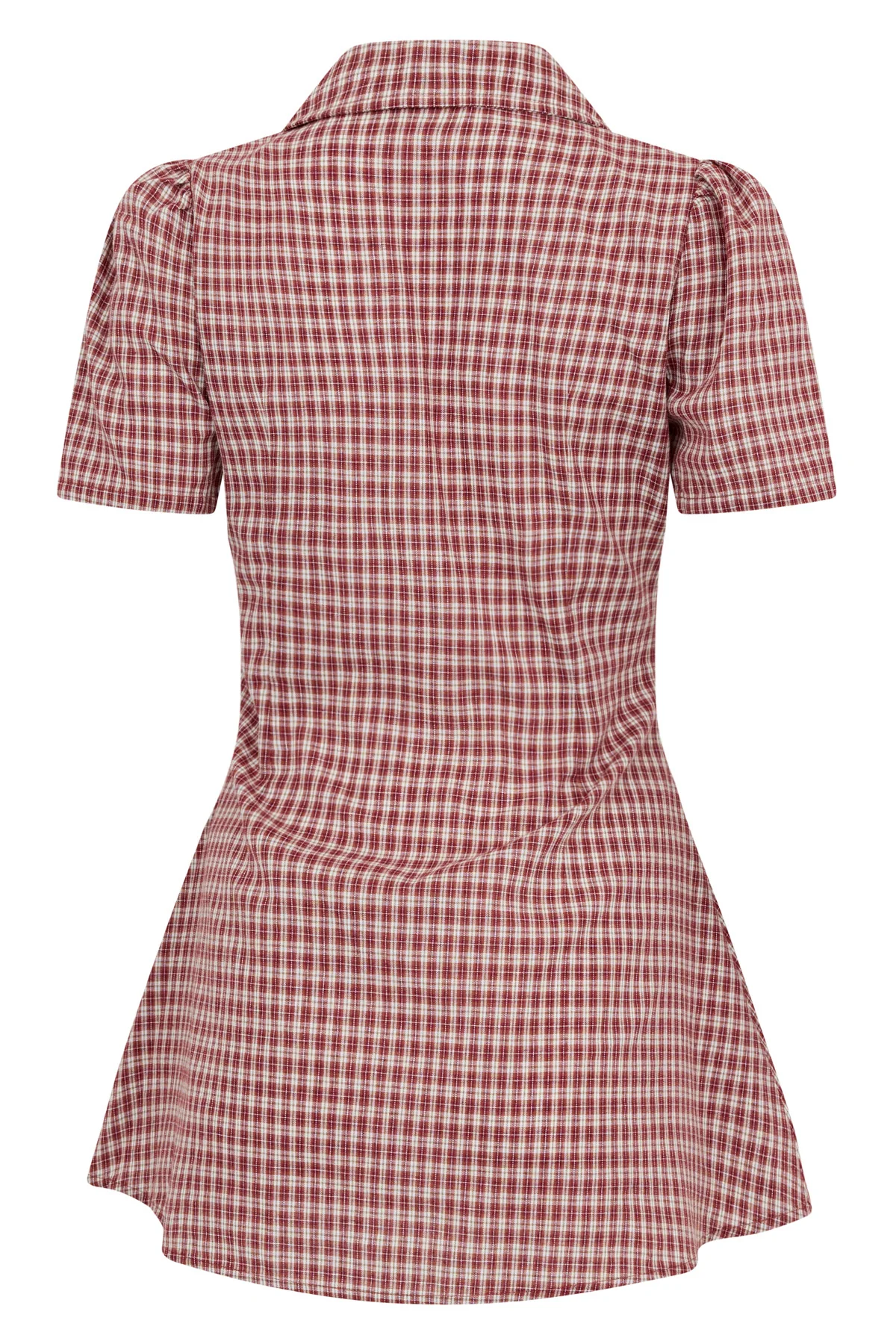 Jam Gingham Button Front Dress [final sale] - Image 10