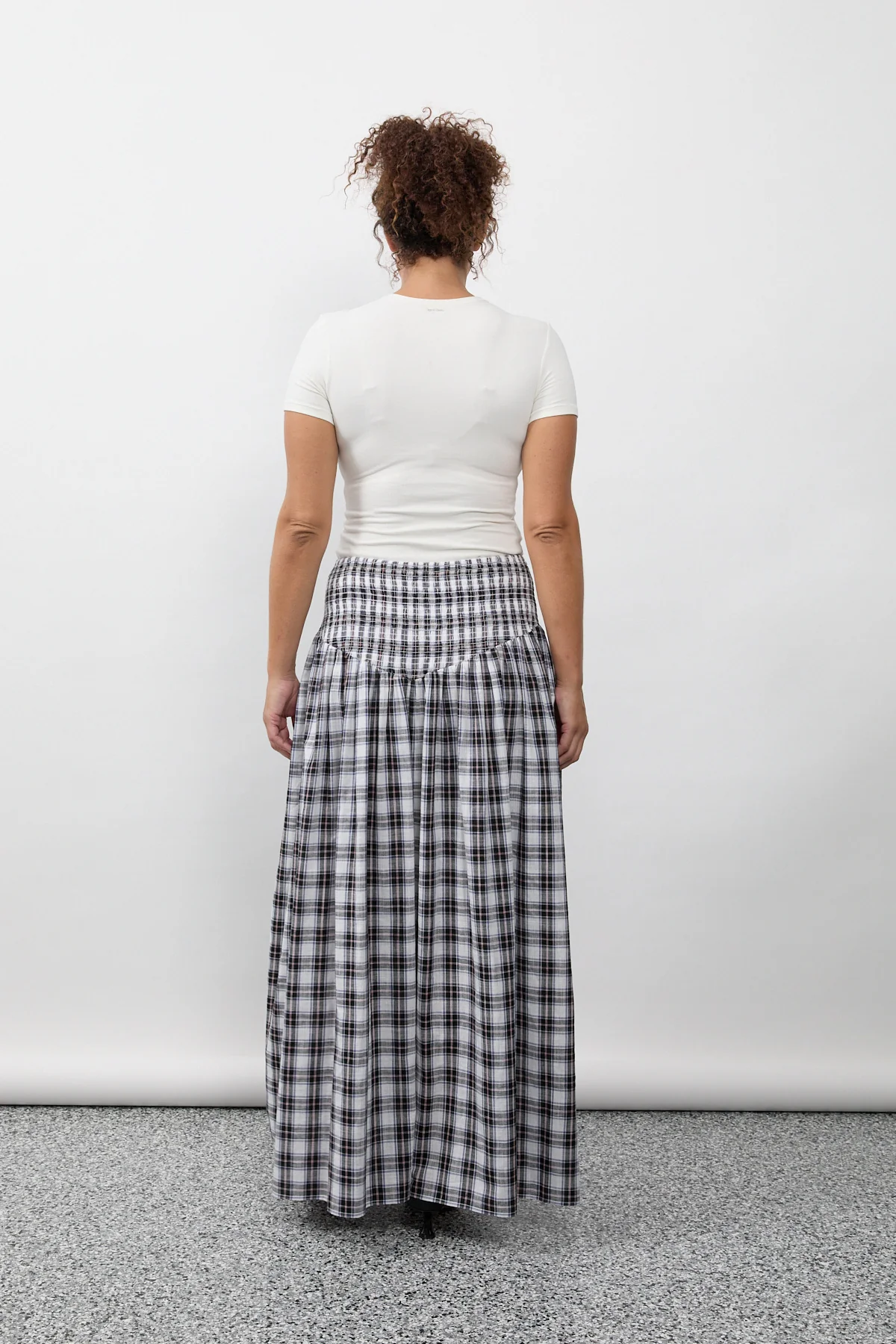 Liquorice Plaid Ruched Skirt [final sale] - Image 10