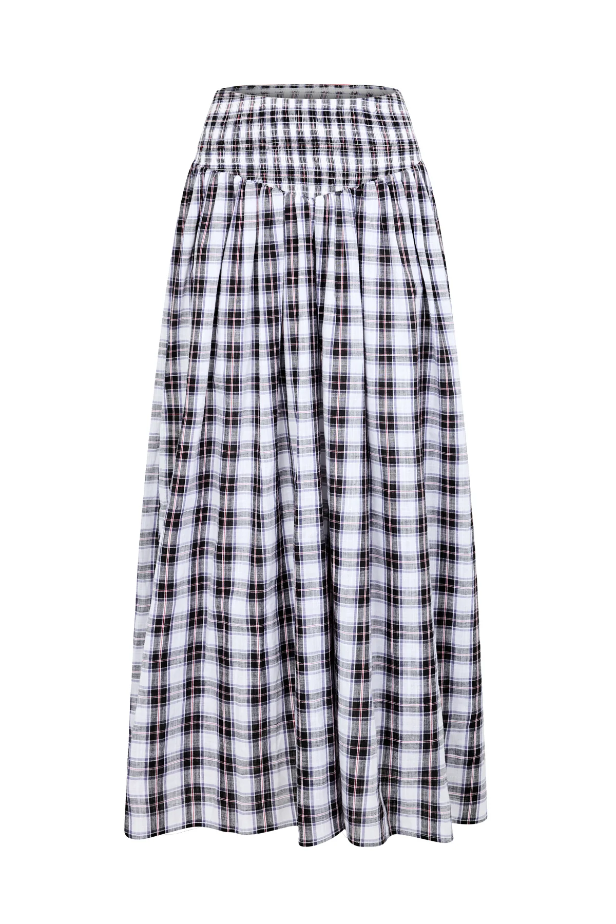 Liquorice Plaid Ruched Skirt [final sale] - Image 13