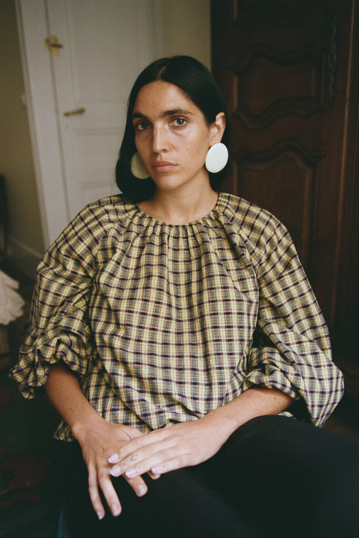 Lurex Plaid Edie Top - Image 3