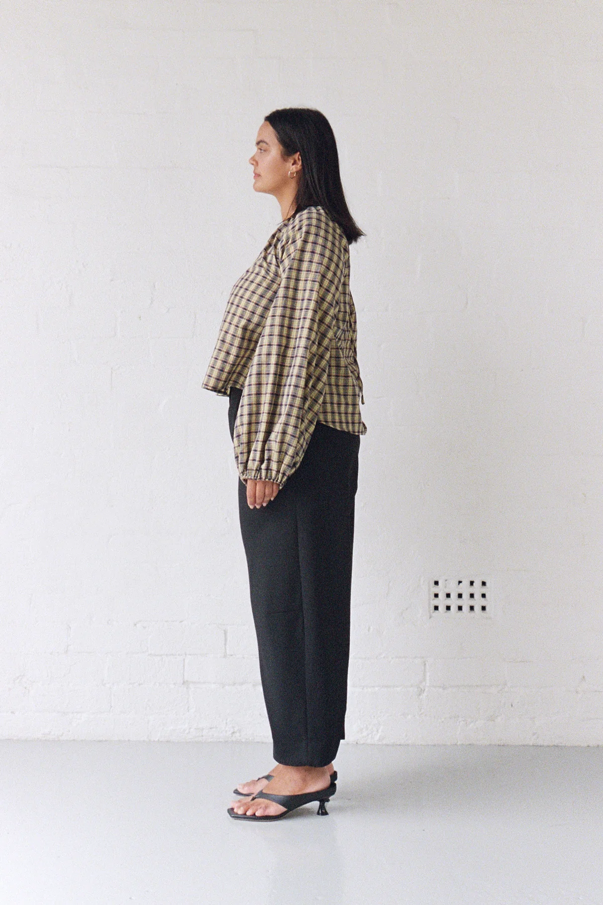 Lurex Plaid Edie Top - Image 6