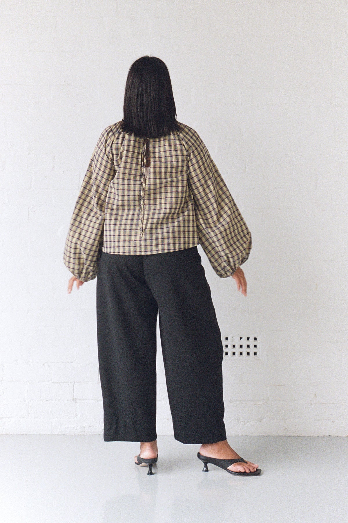 Lurex Plaid Edie Top - Image 7