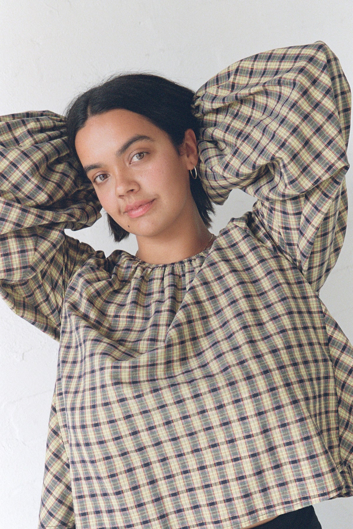 Lurex Plaid Edie Top - Image 8