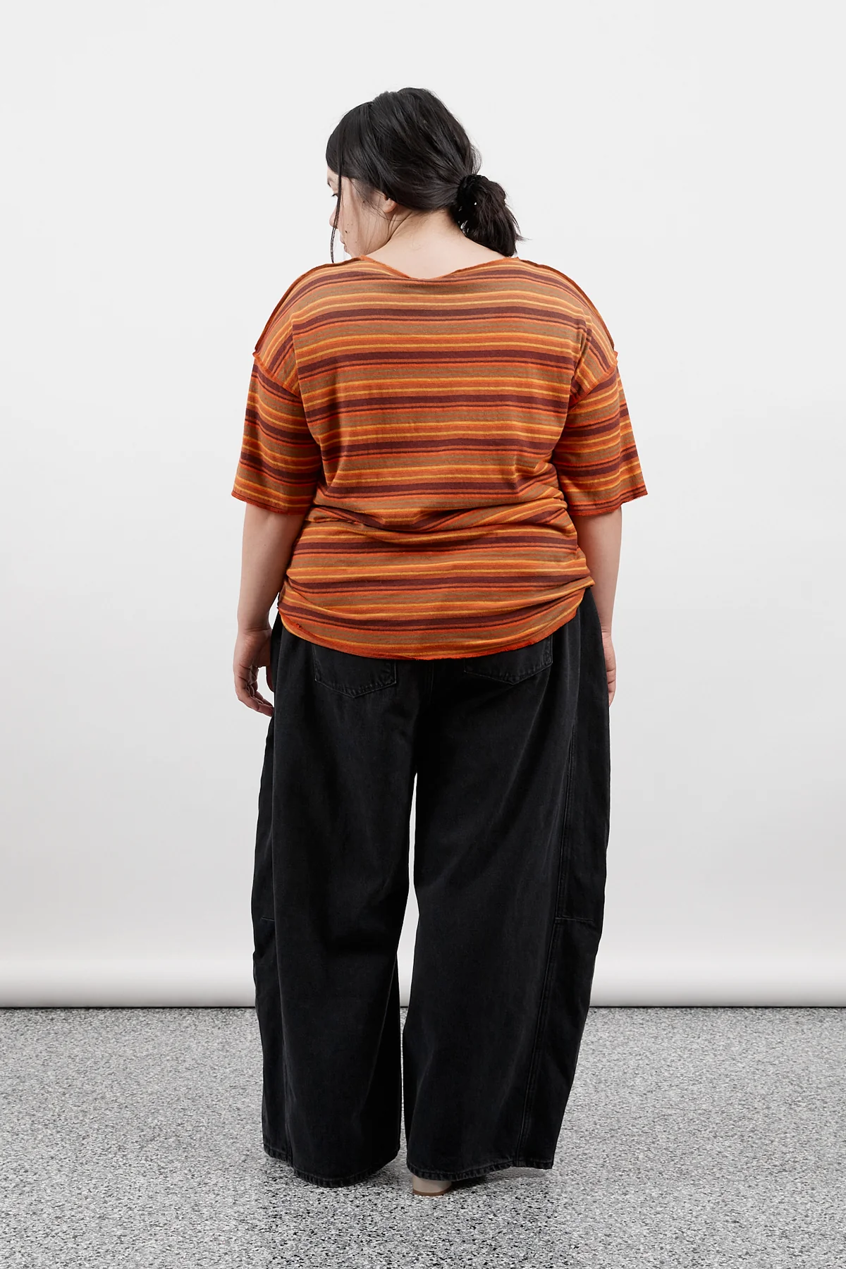 Marigold Stripe Hemp Tee [final sale] - Image 8