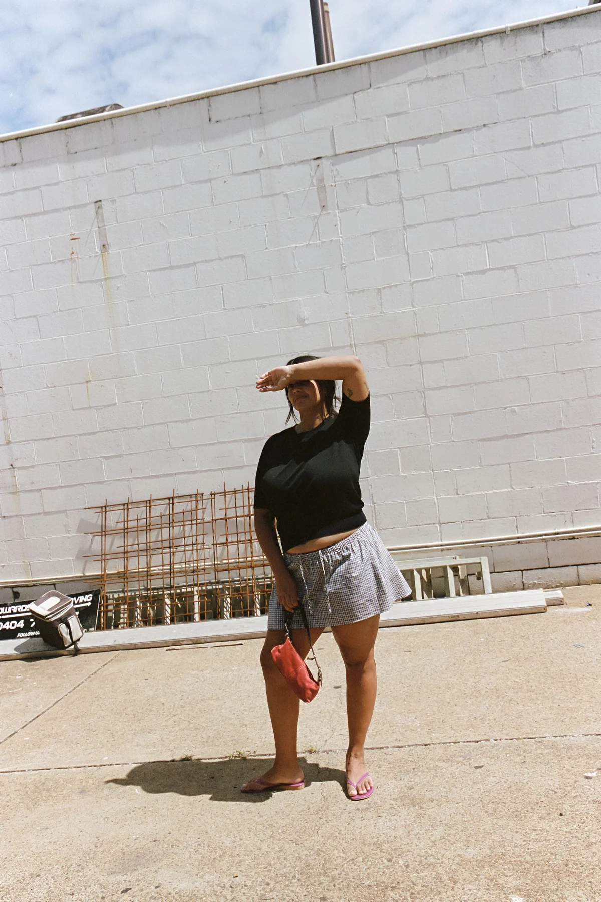 Marine Plaid Dylan Skirt - Image 3