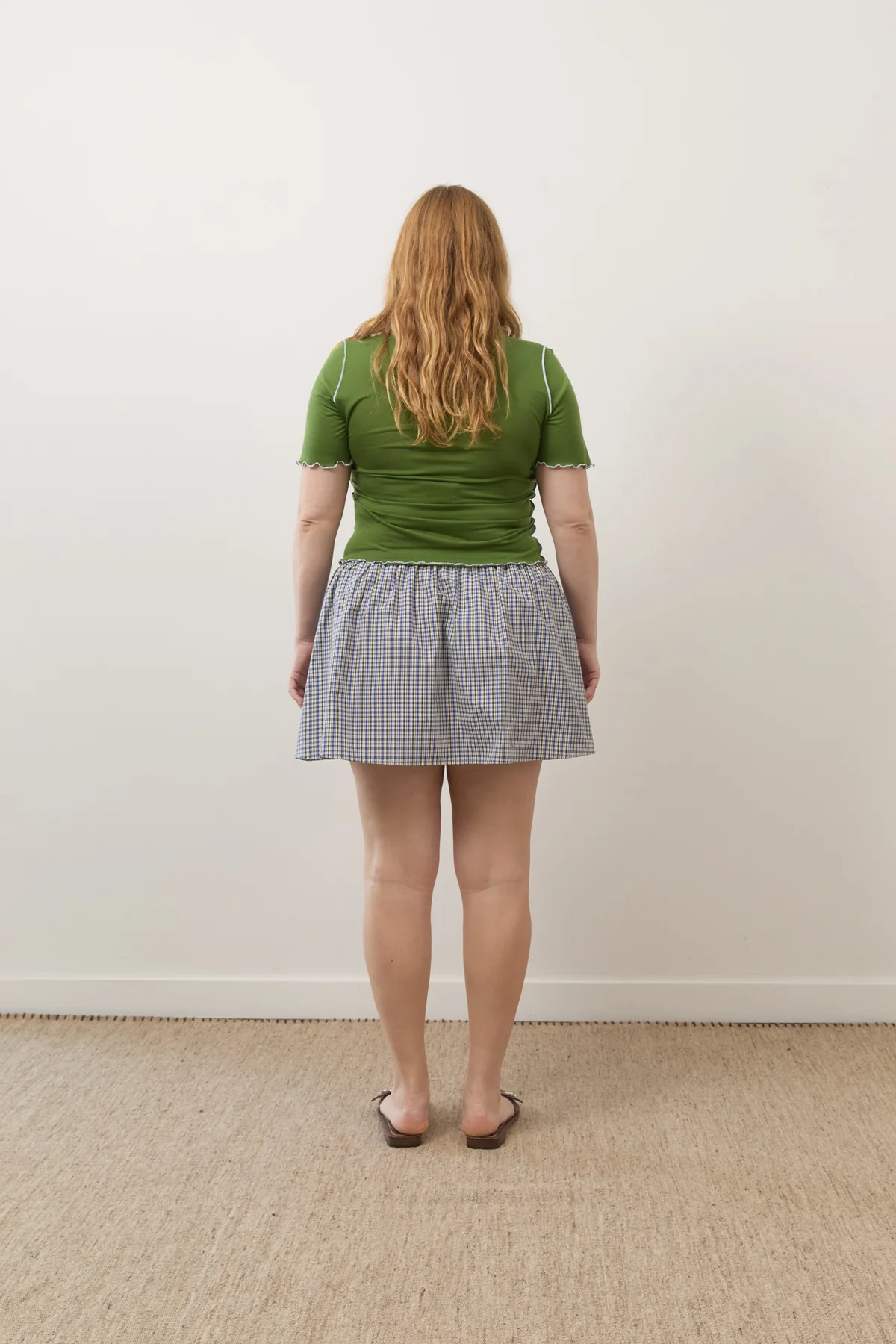 Marine Plaid Dylan Skirt - Image 8