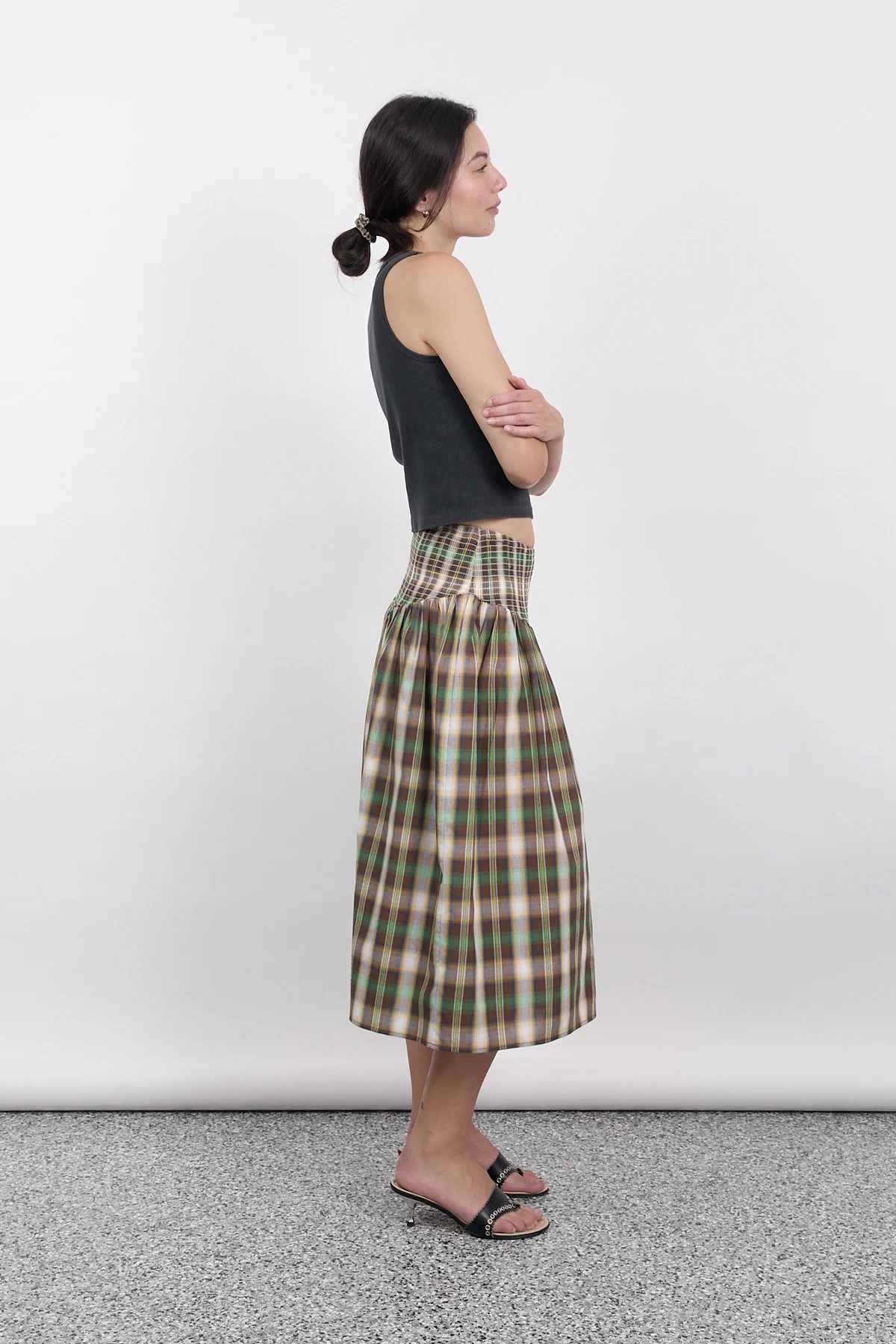 Martini Ruched Midi Skirt [final sale] - Image 10