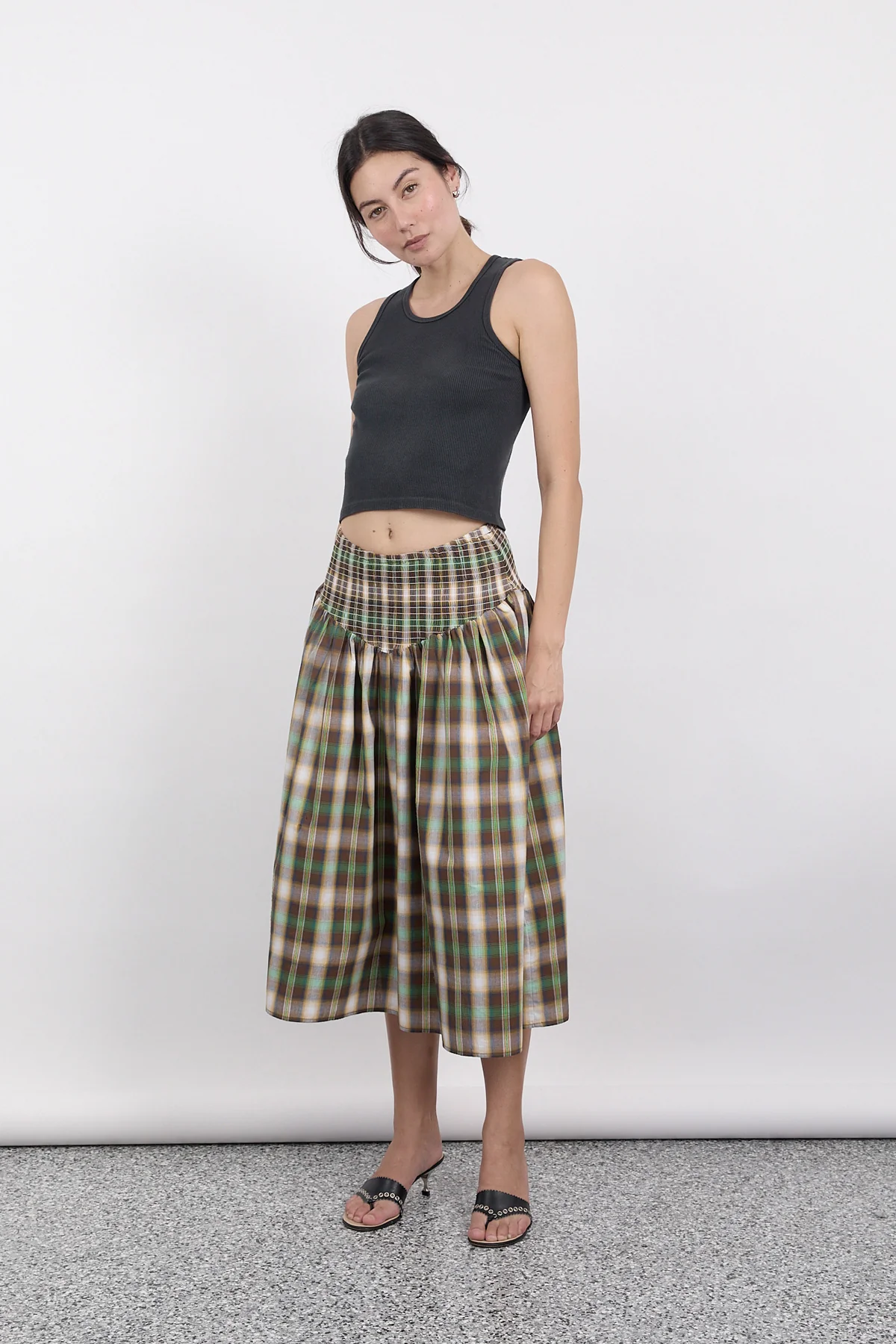 Martini Ruched Midi Skirt [final sale] - Image 11
