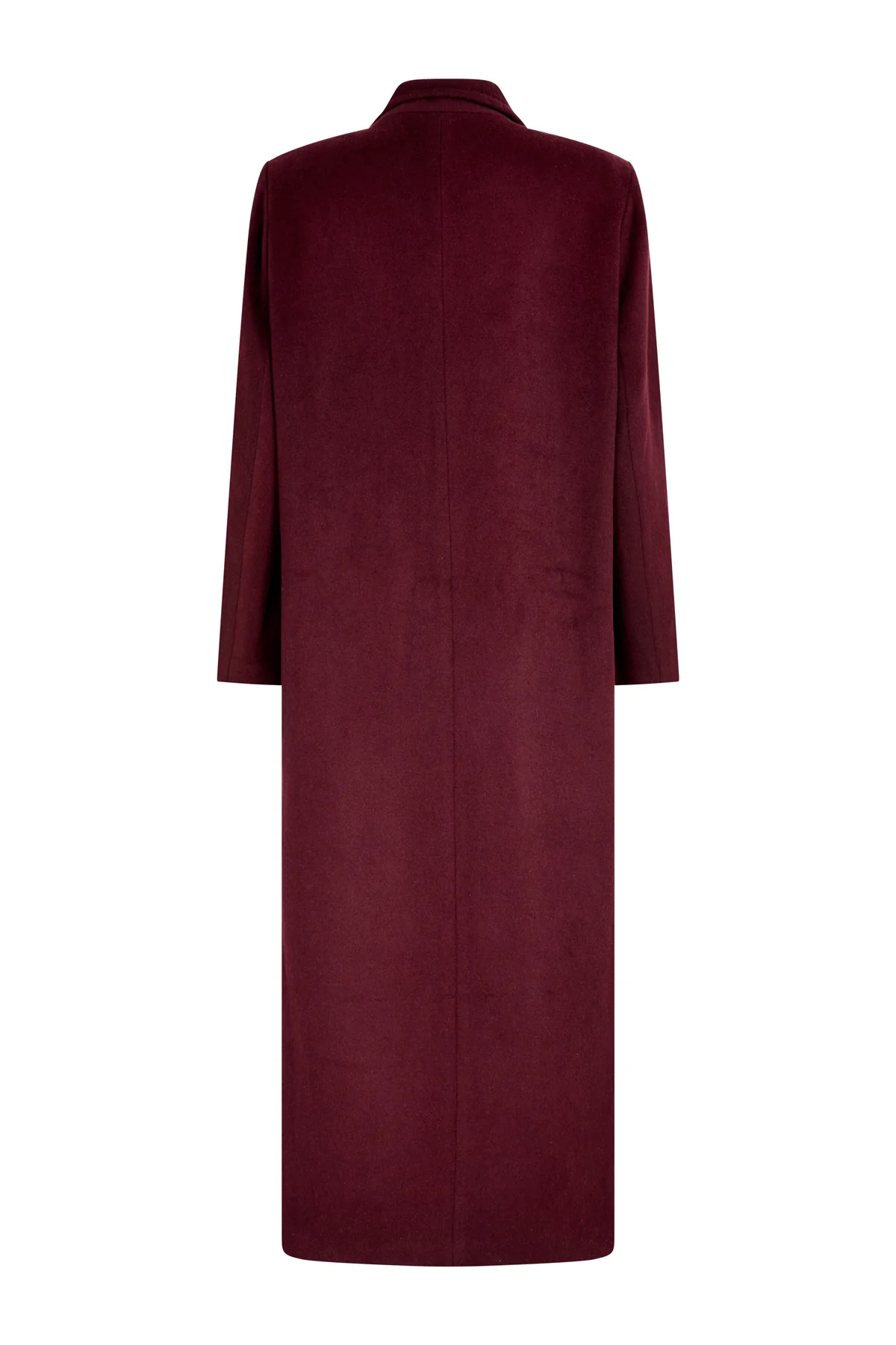 Merlot Long Wool Coat [final sale] - Image 19