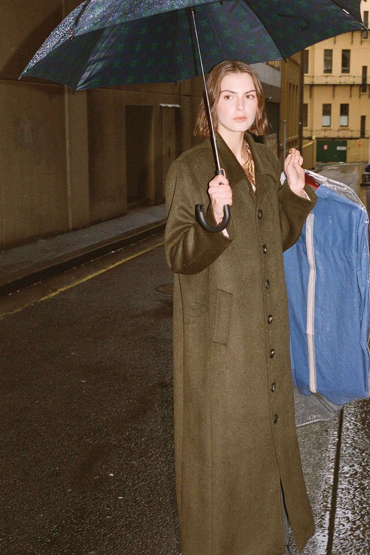 Moss Long Wool Coat [final sale] - Image 11