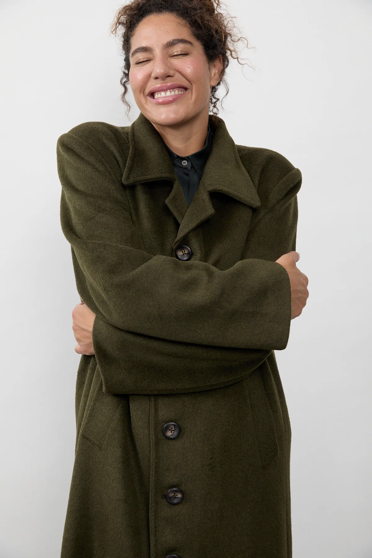 Moss Long Wool Coat [final sale] - Image 13