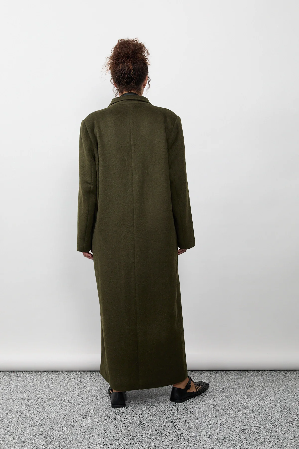 Moss Long Wool Coat [final sale] - Image 15