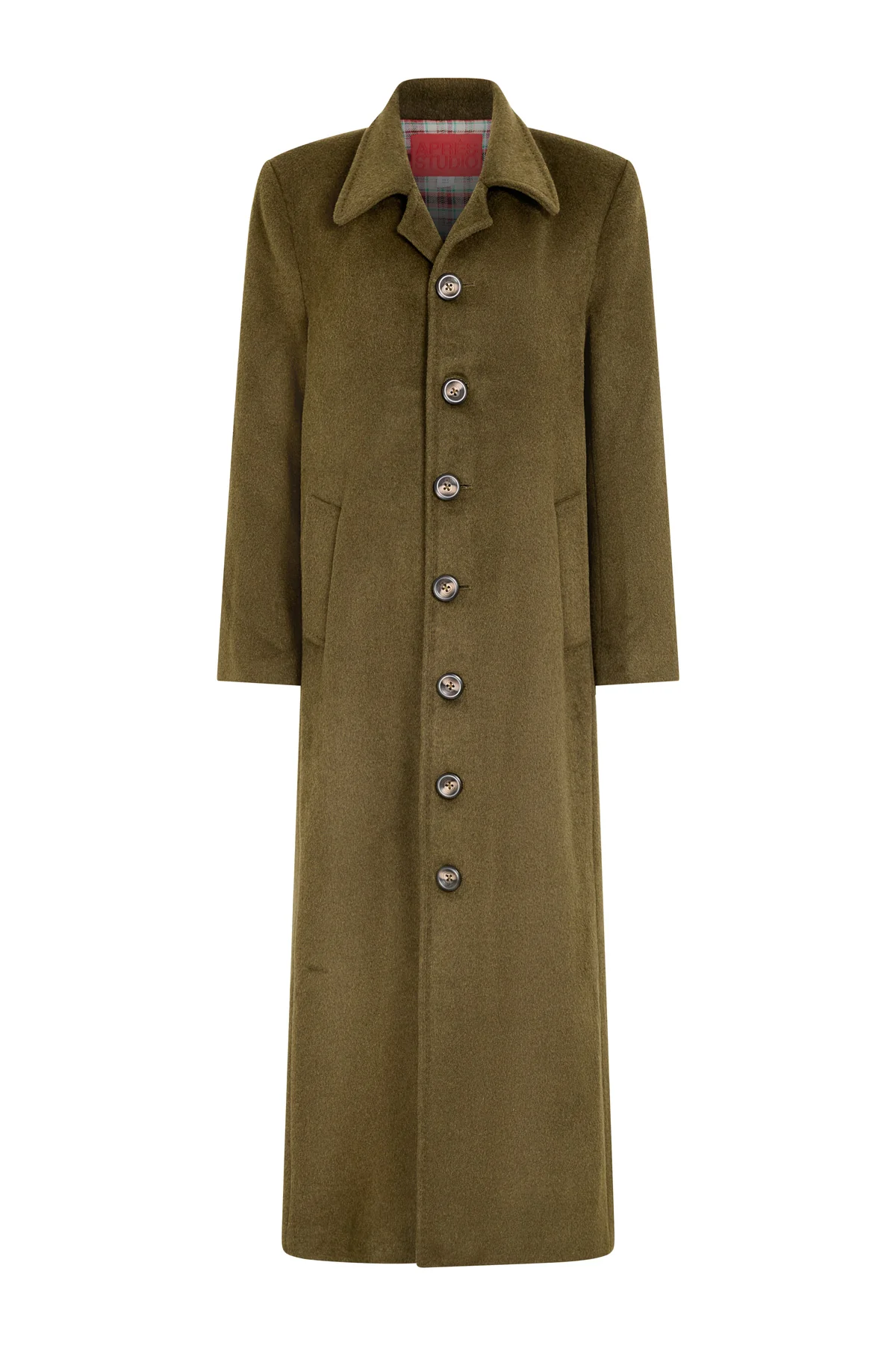 Moss Long Wool Coat [final sale] - Image 3